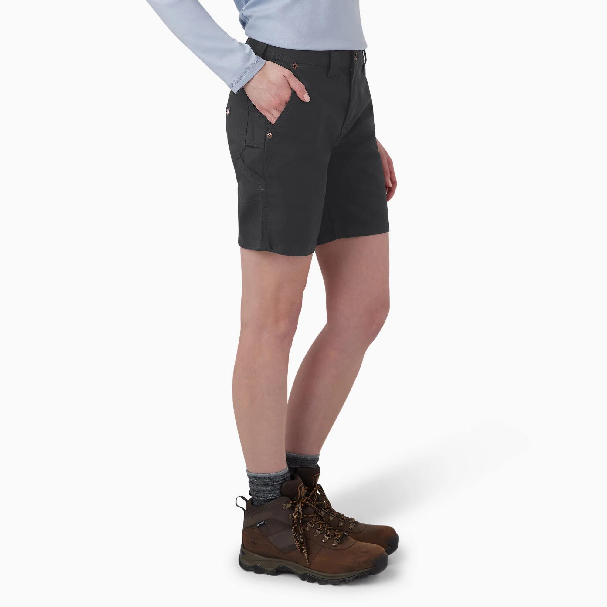 Women’s Duck Carpenter Shorts, 7" - Image 4