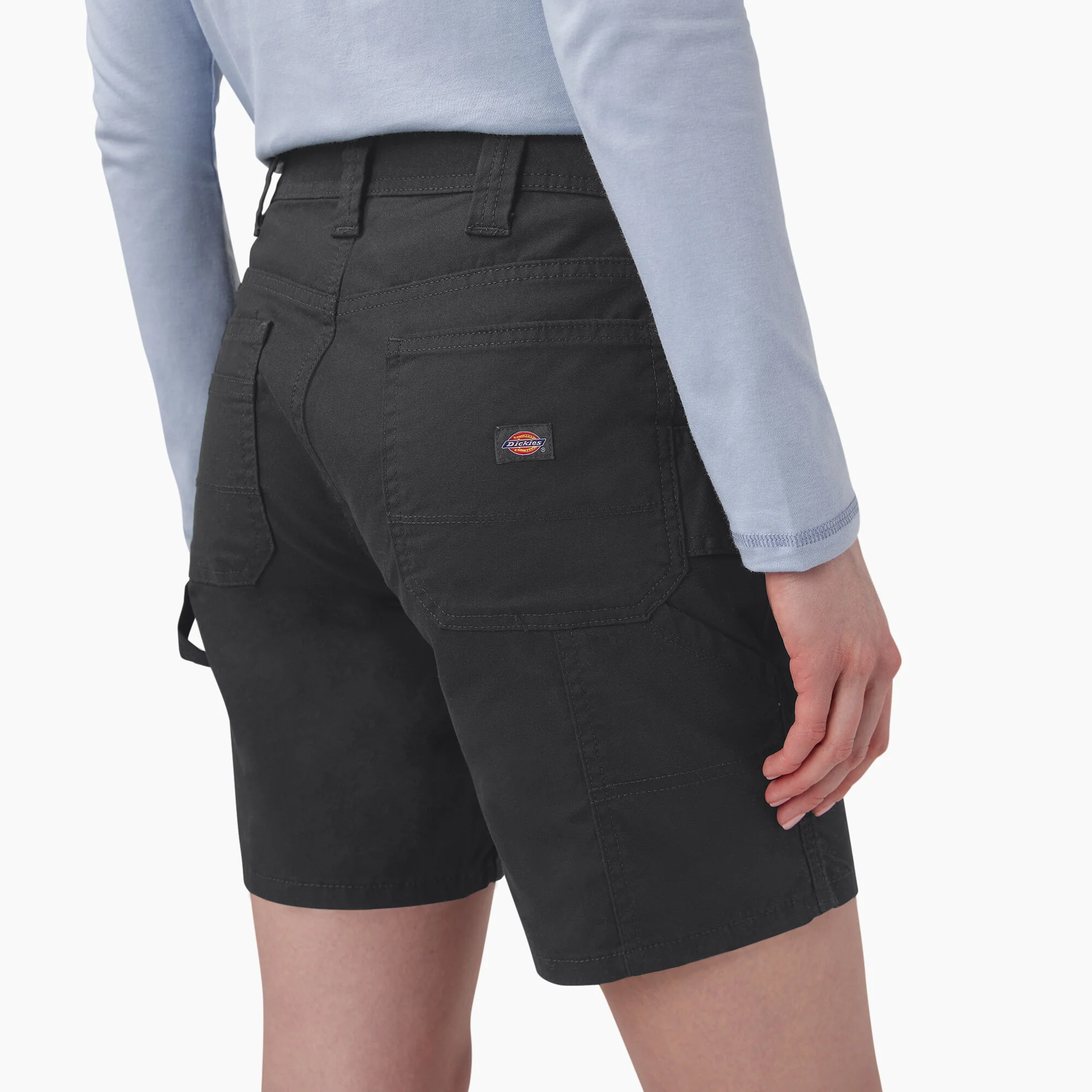 Women’s Duck Carpenter Shorts, 7" - Image 7