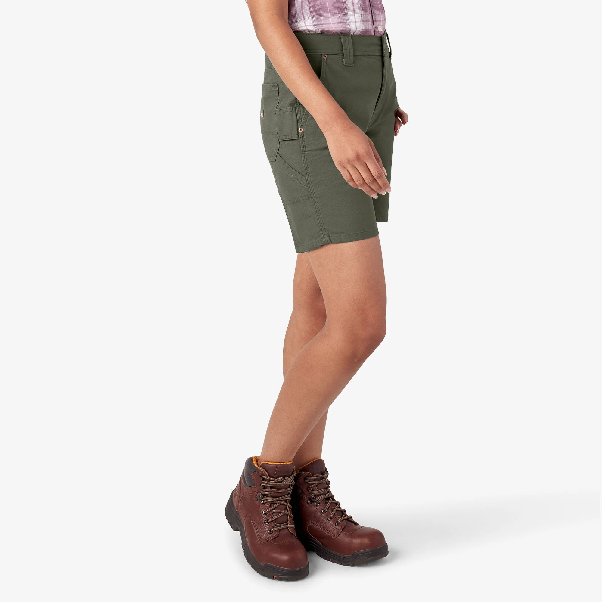 Women’s Duck Carpenter Shorts, 7" - Image 4