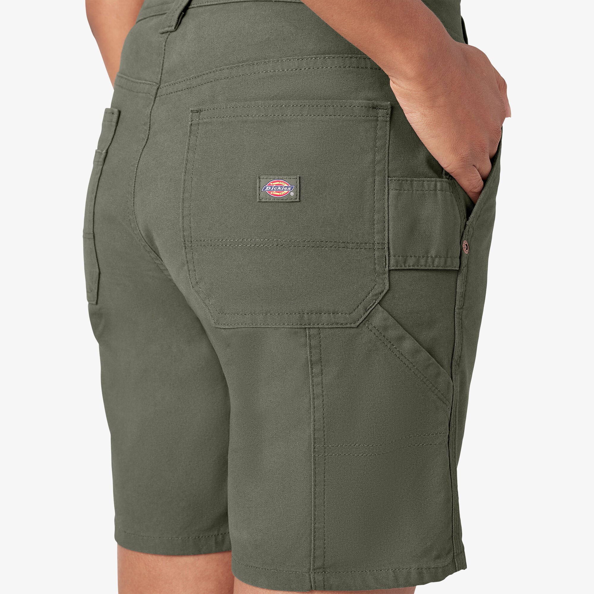 Women’s Duck Carpenter Shorts, 7" - Image 7