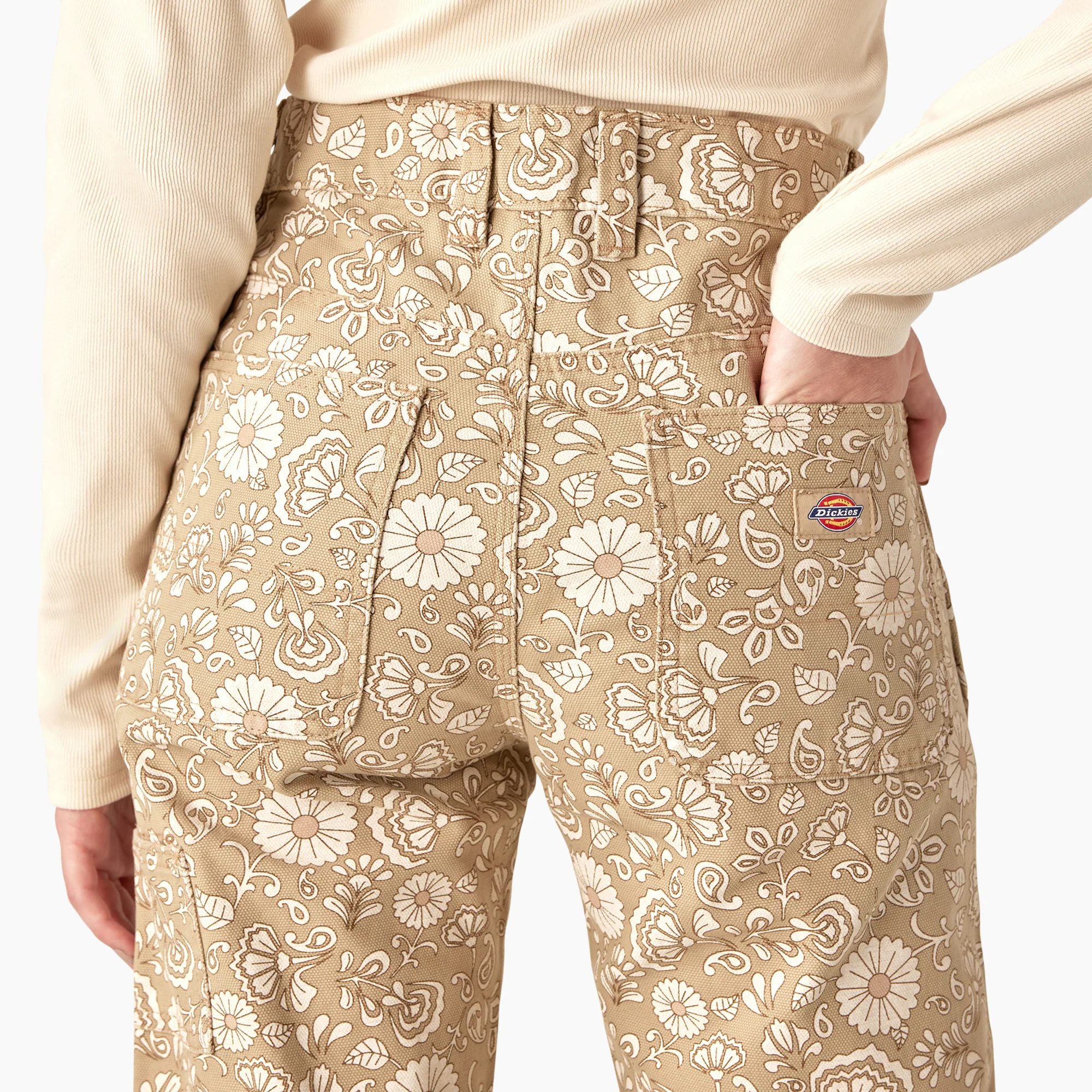 Women’s Ellis Floral Duck Canvas Pants - Image 6