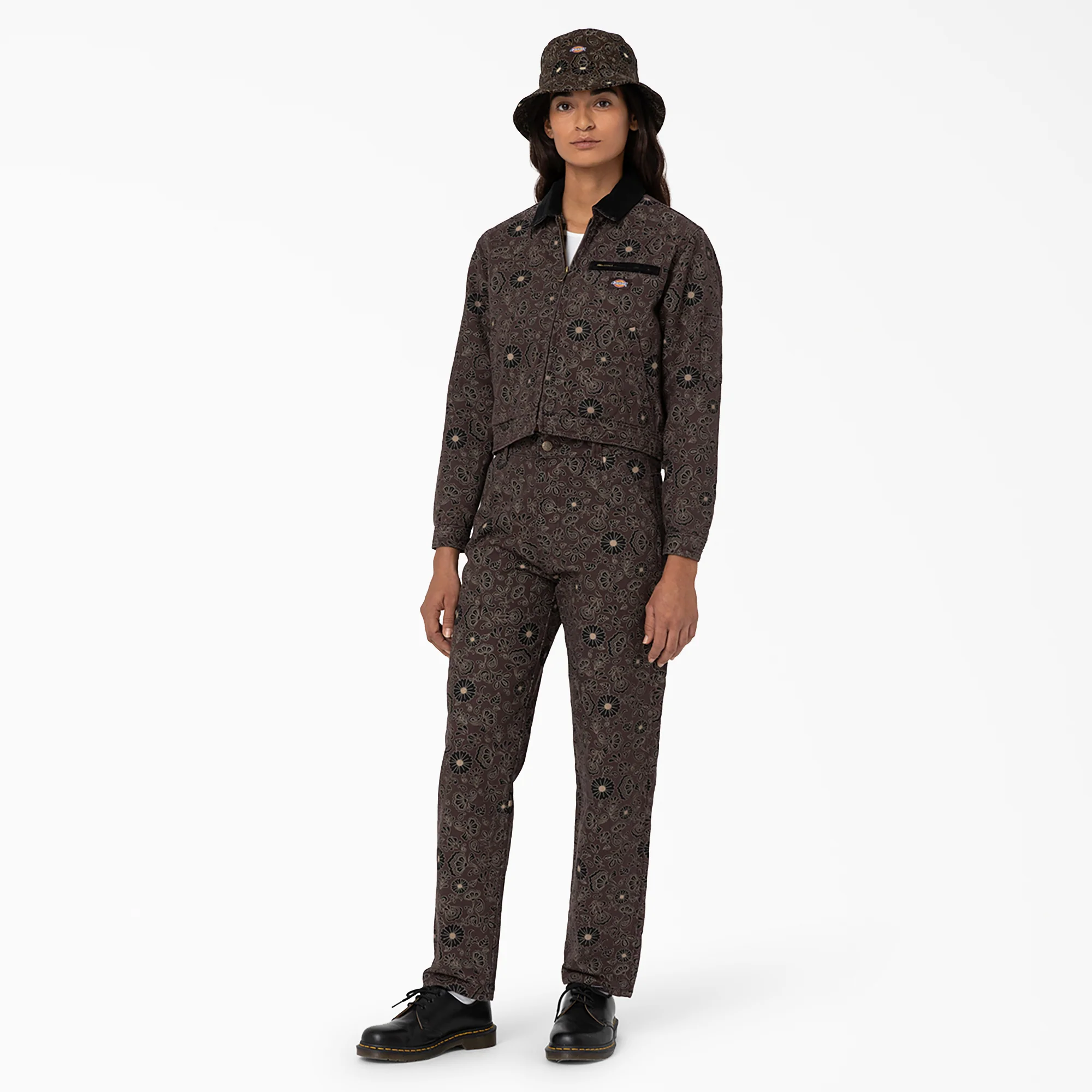 Women’s Ellis Floral Duck Canvas Pants - Image 5