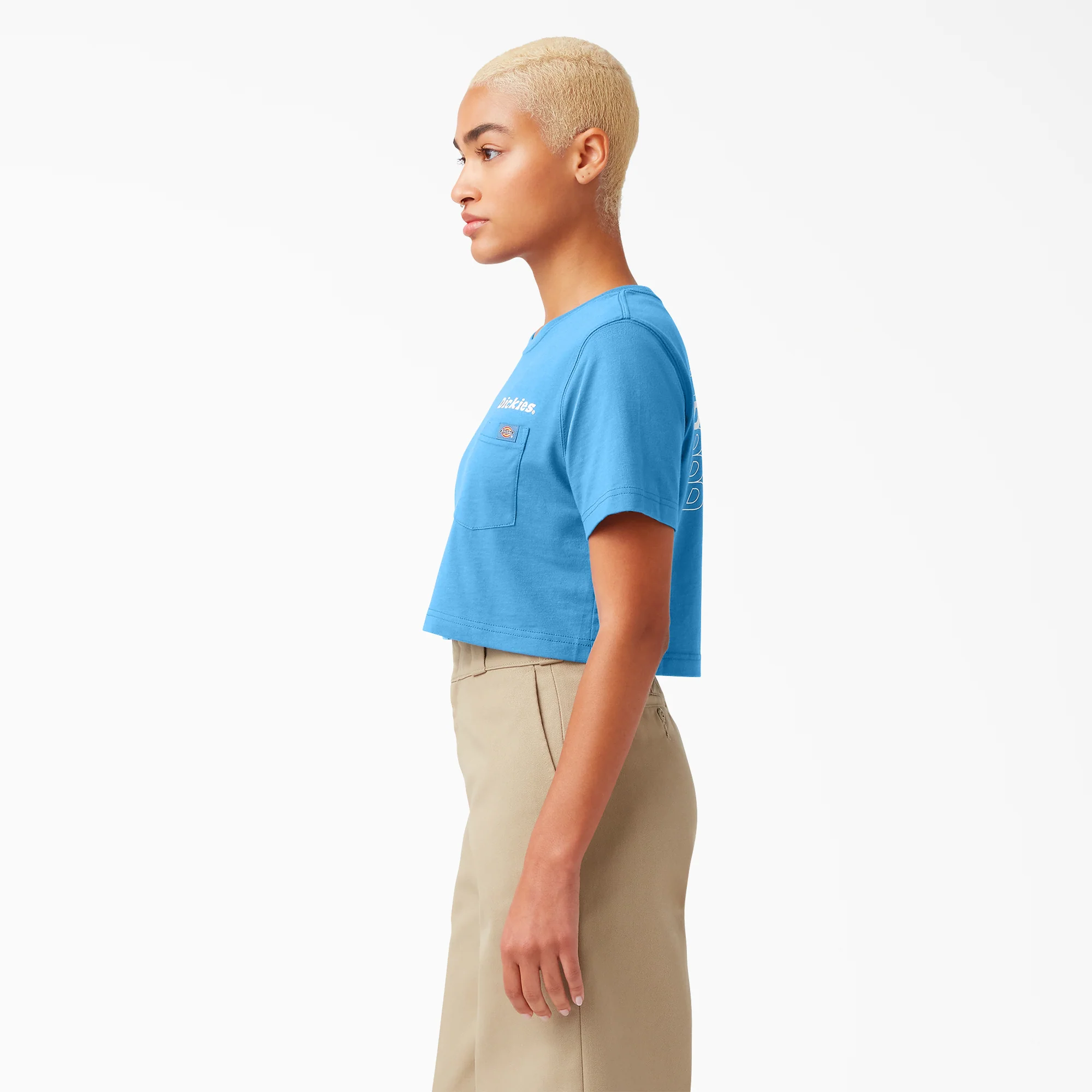 Women’s Graphic Cropped T-Shirt - Image 3