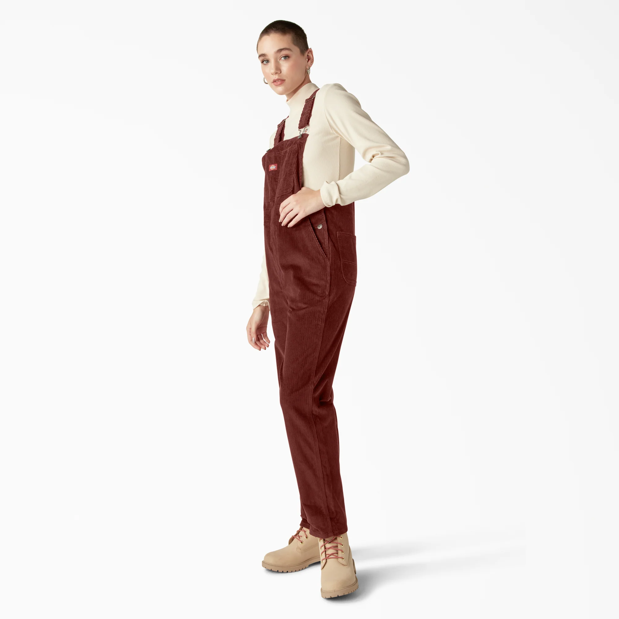 Women’s Halleyville Corduroy Bib Overalls - Image 3