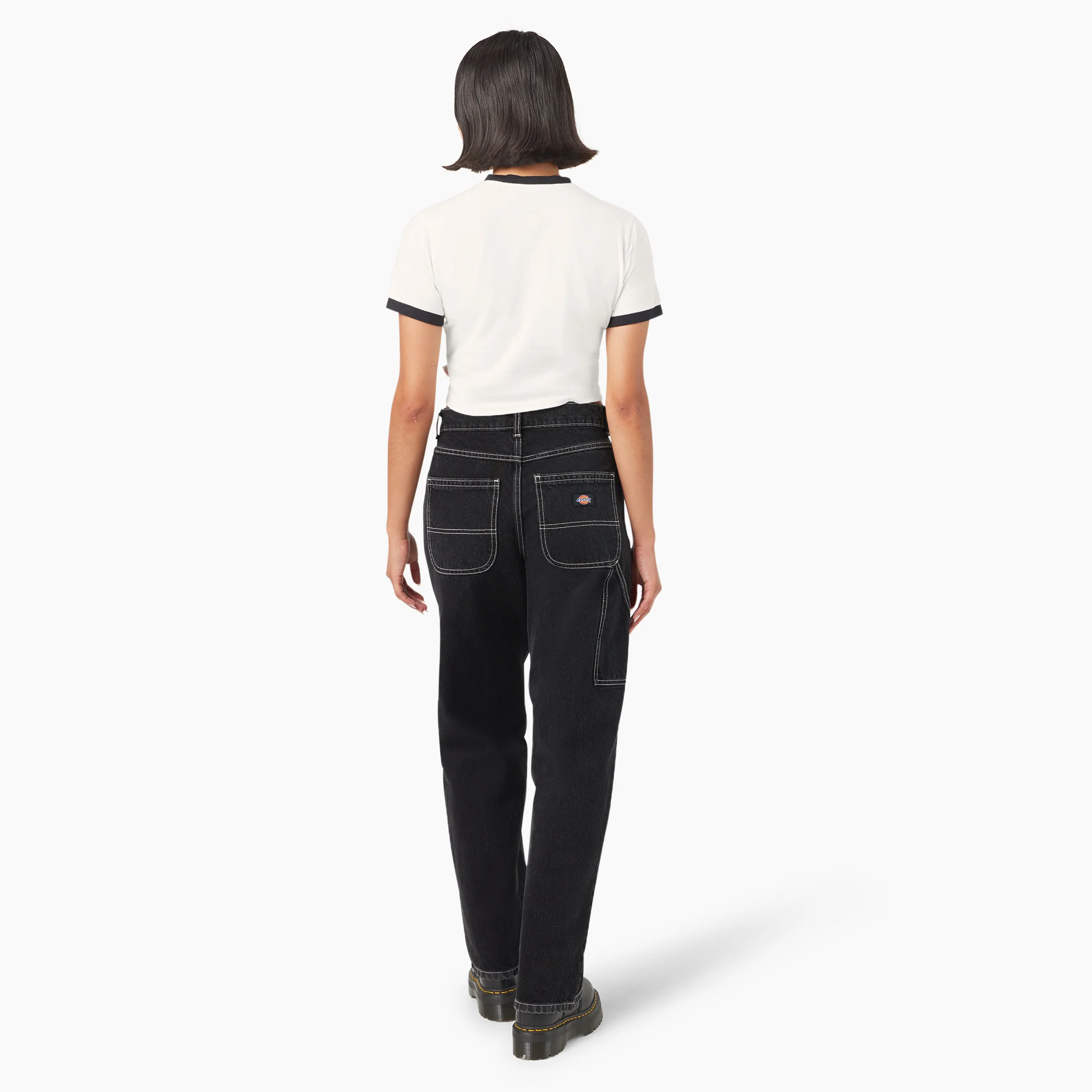 Women’s Lewistown Cropped Ringer T-Shirt - Image 5