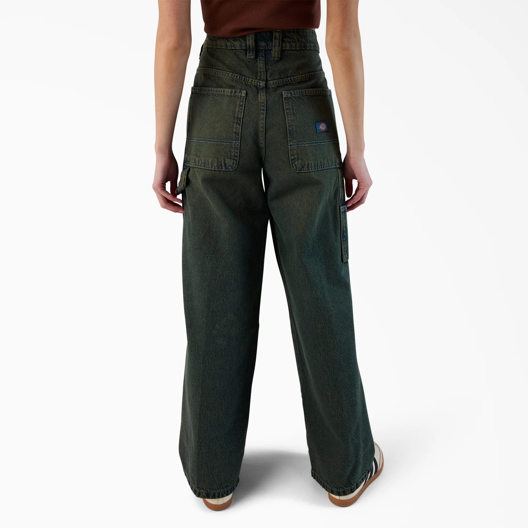 Women’s Loose Fit Denim Carpenter Jeans - Image 2