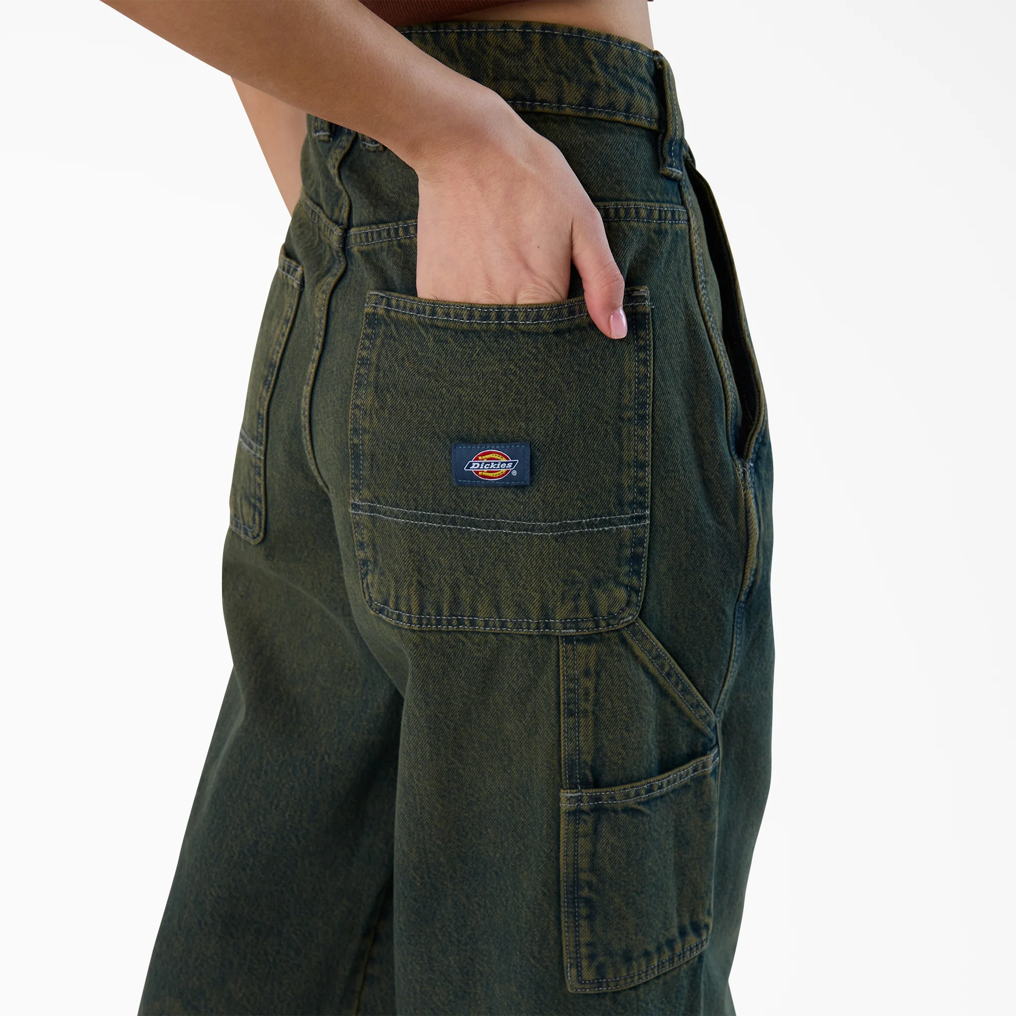 Women’s Loose Fit Denim Carpenter Jeans - Image 5