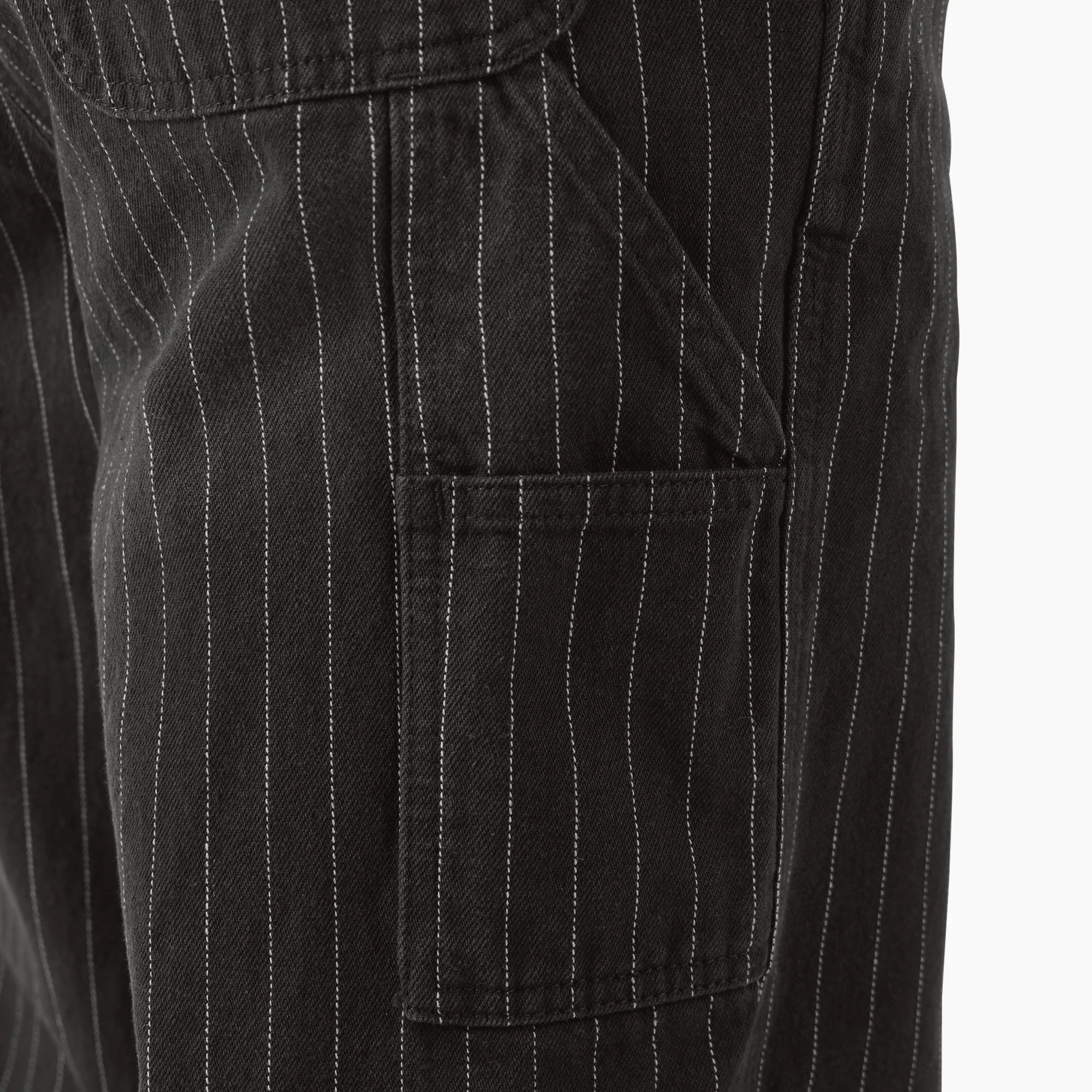 Women’s Pinstripe Service Bib Overalls - Image 8