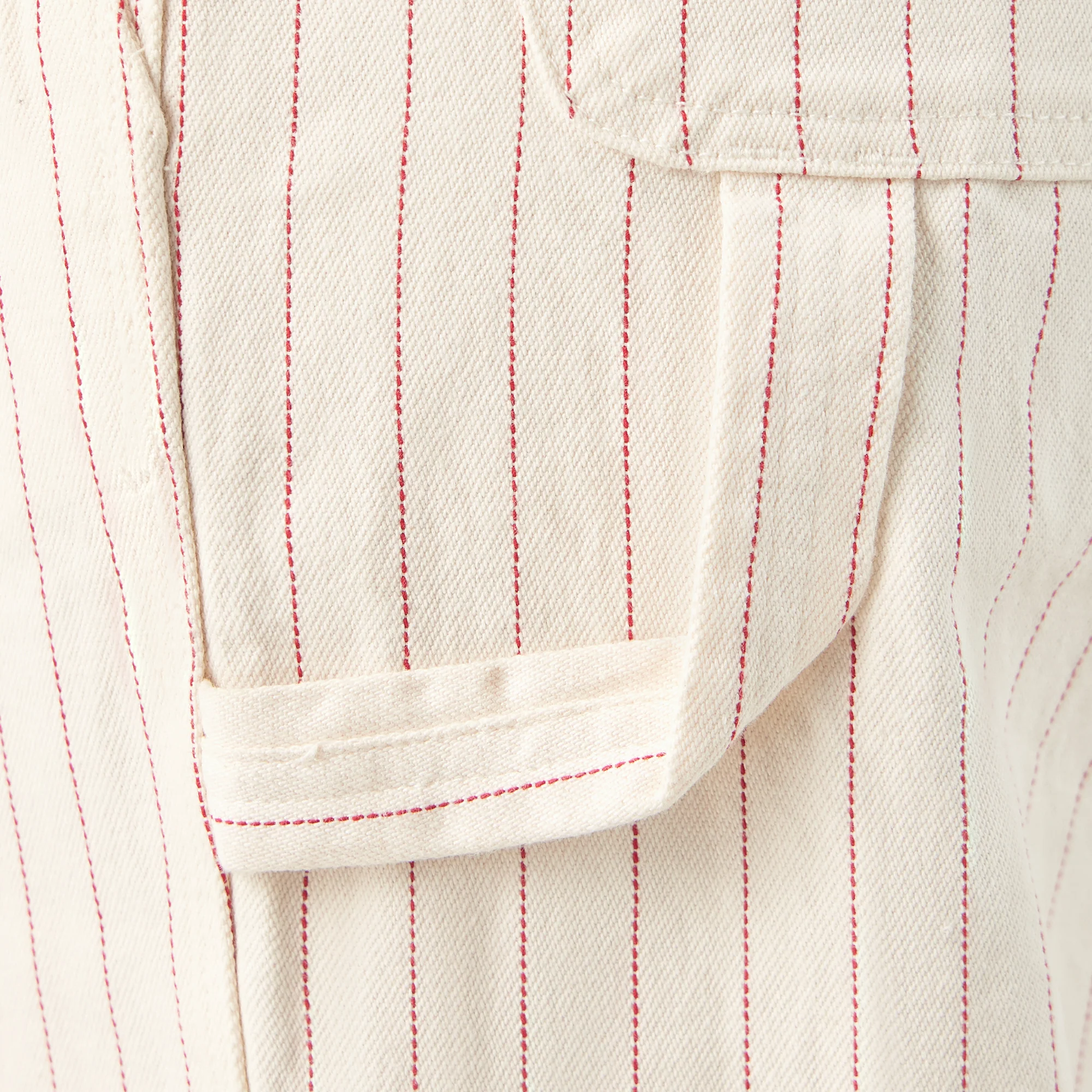 Women’s Pinstripe Service Bib Overalls - Image 10