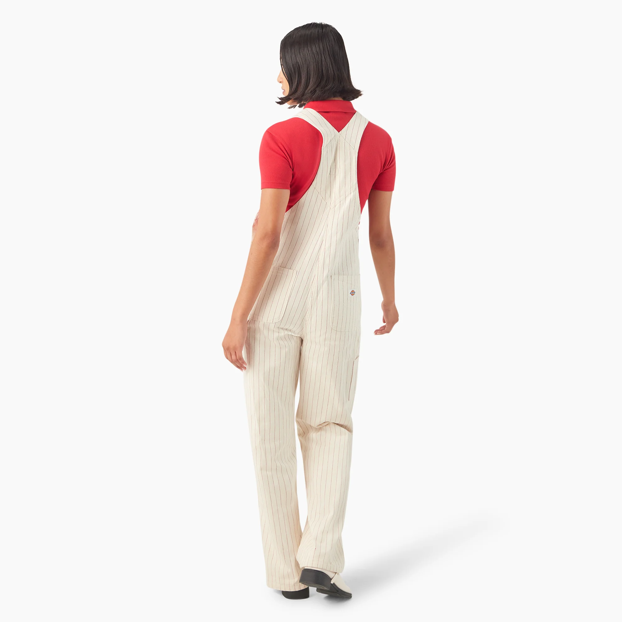 Women’s Pinstripe Service Bib Overalls - Image 6