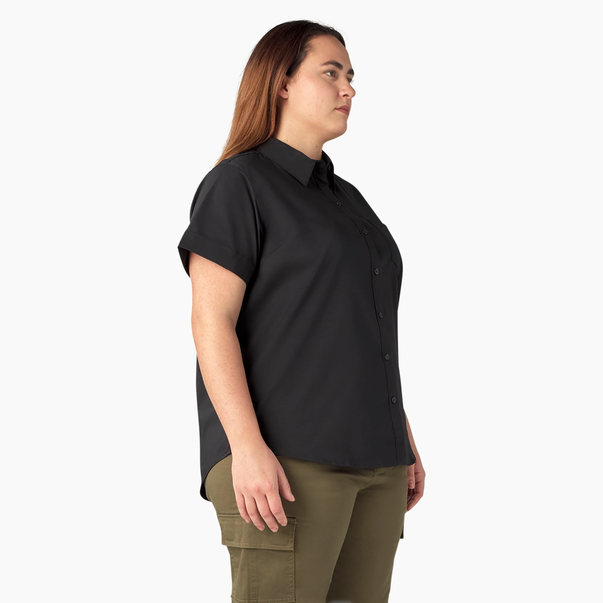 Women’s Plus Button-Up Shirt - Image 4