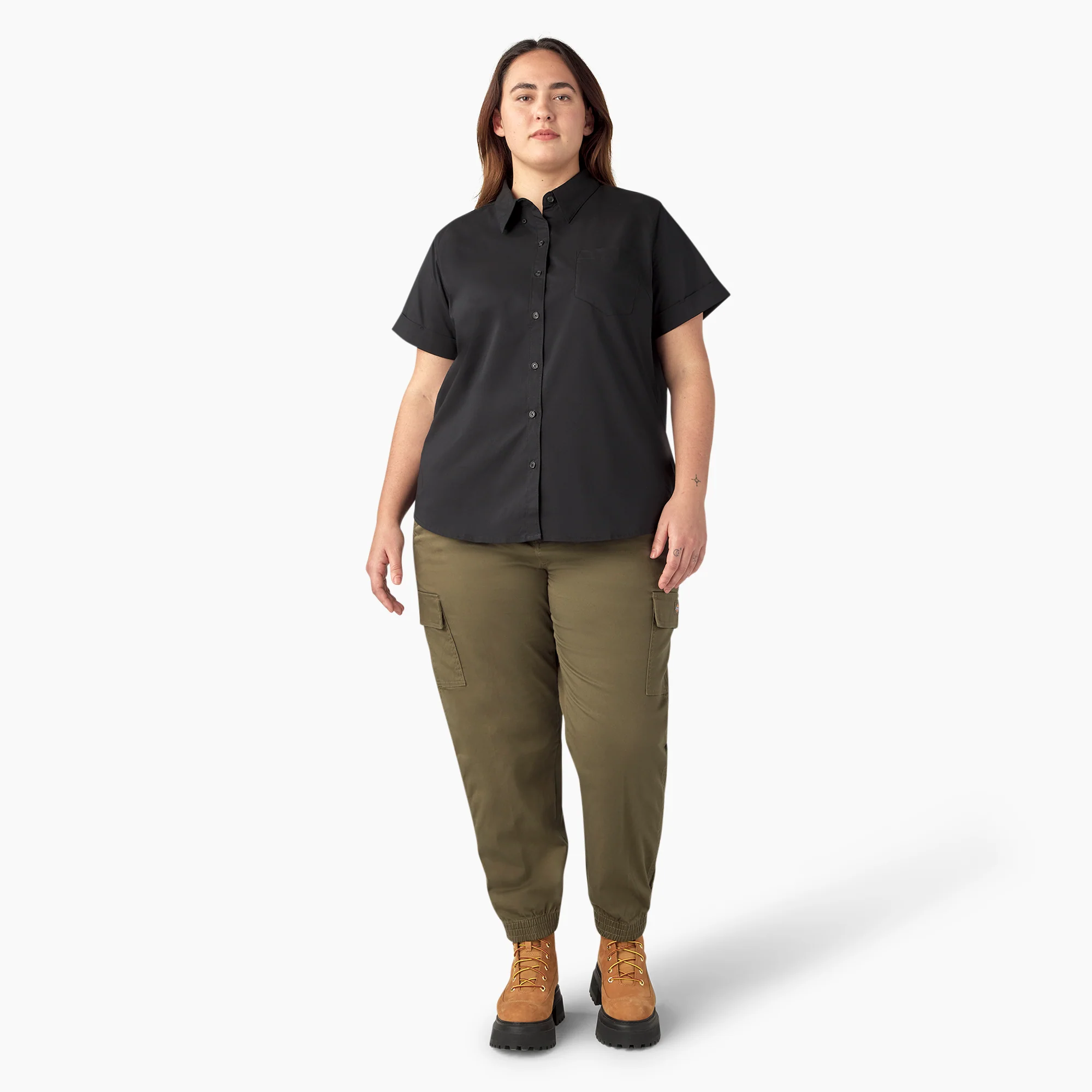 Women’s Plus Button-Up Shirt - Image 5