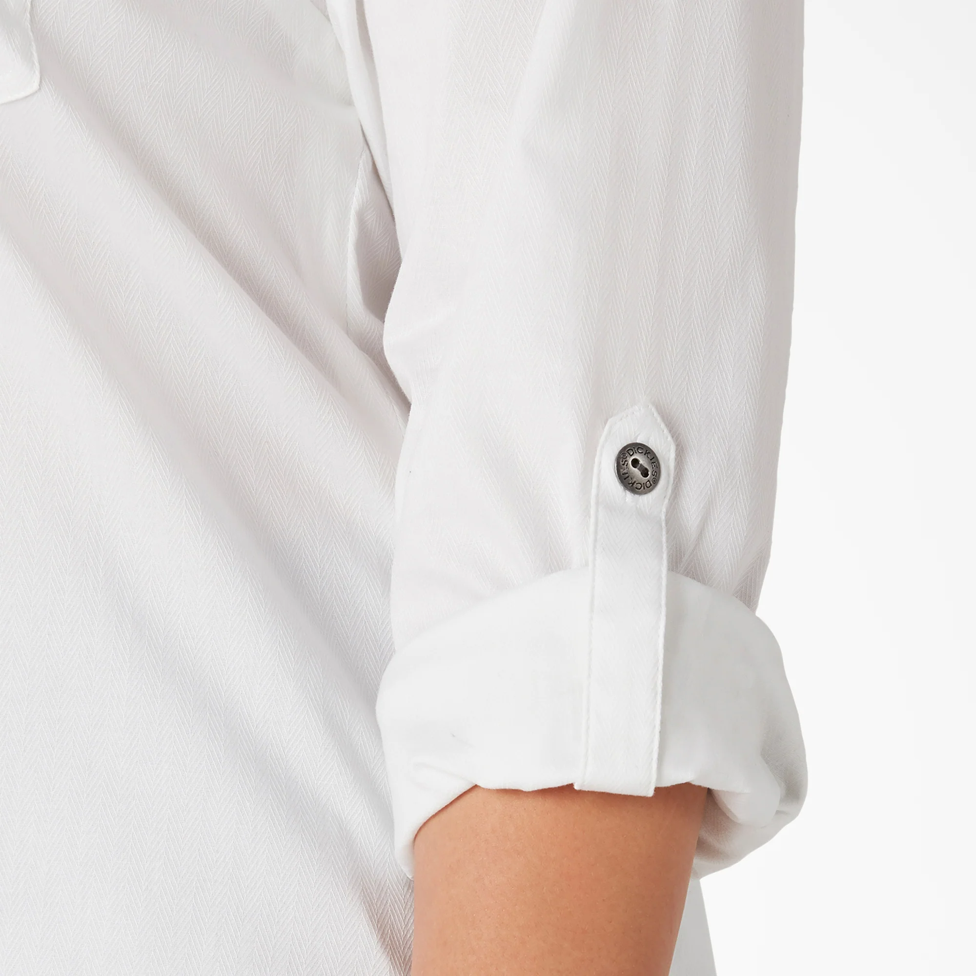 Women’s Plus Long Sleeve Roll-Tab Work Shirt - Image 5