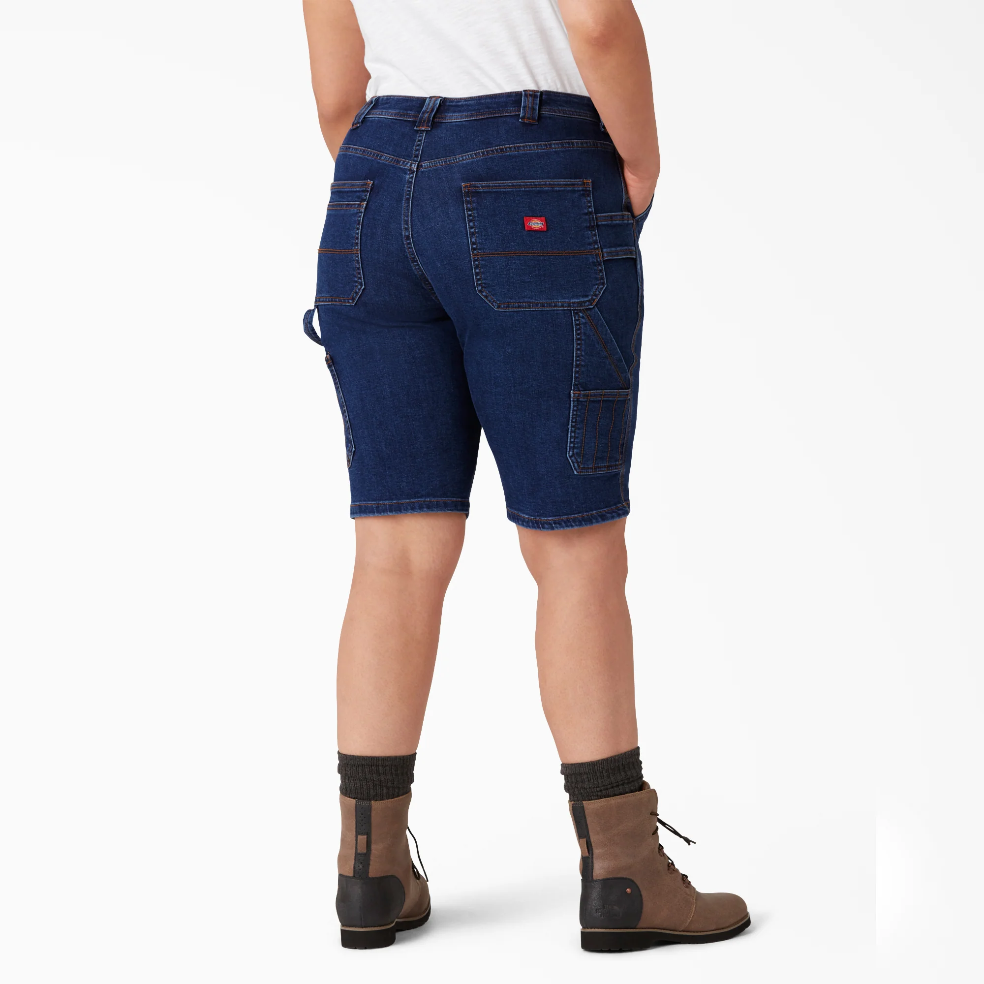 Women’s Plus Relaxed Fit Carpenter Shorts, 11" - Image 2