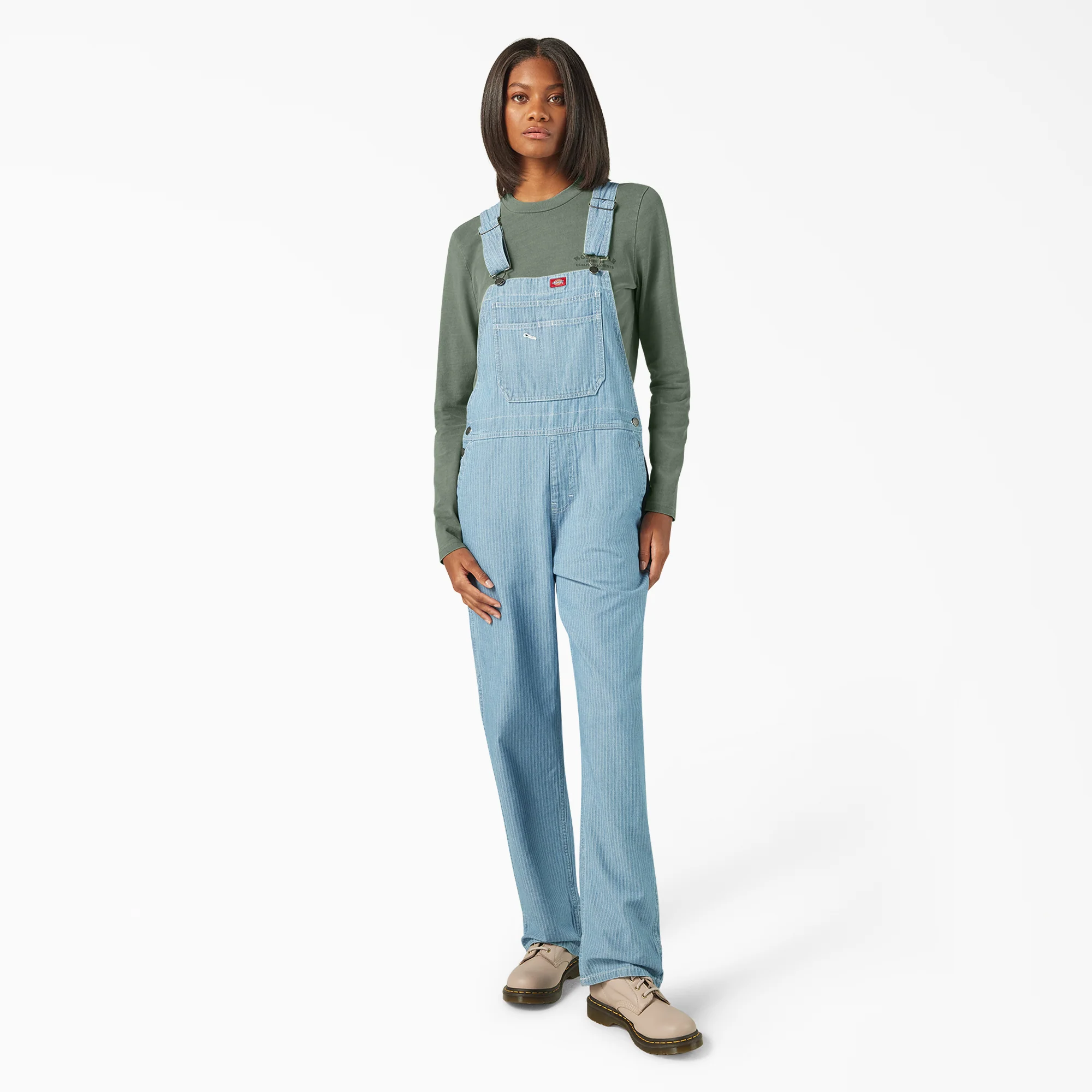 Women’s Relaxed Fit Bib Overalls - Image 5