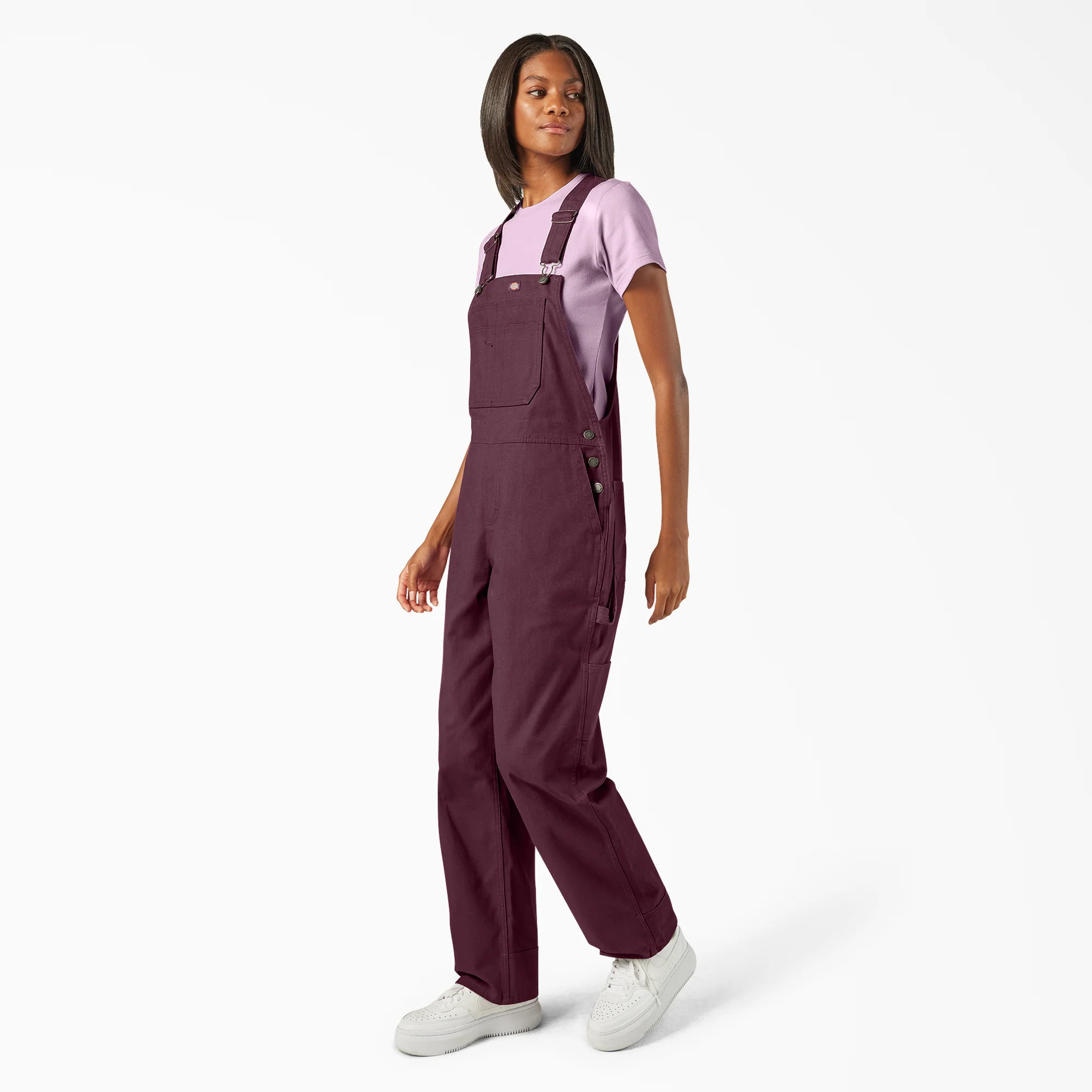 Women’s Relaxed Fit Bib Overalls - Image 3