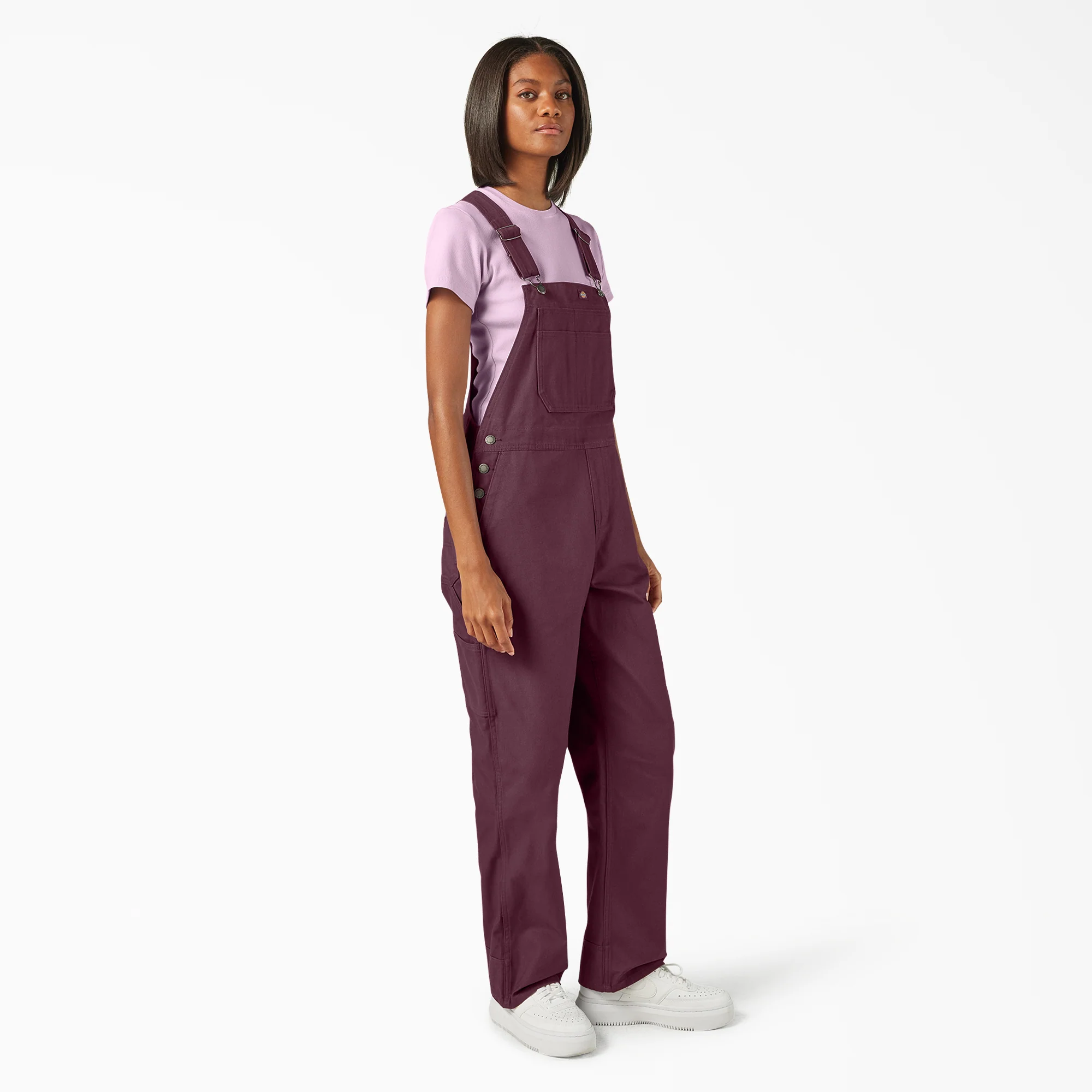 Women’s Relaxed Fit Bib Overalls - Image 4