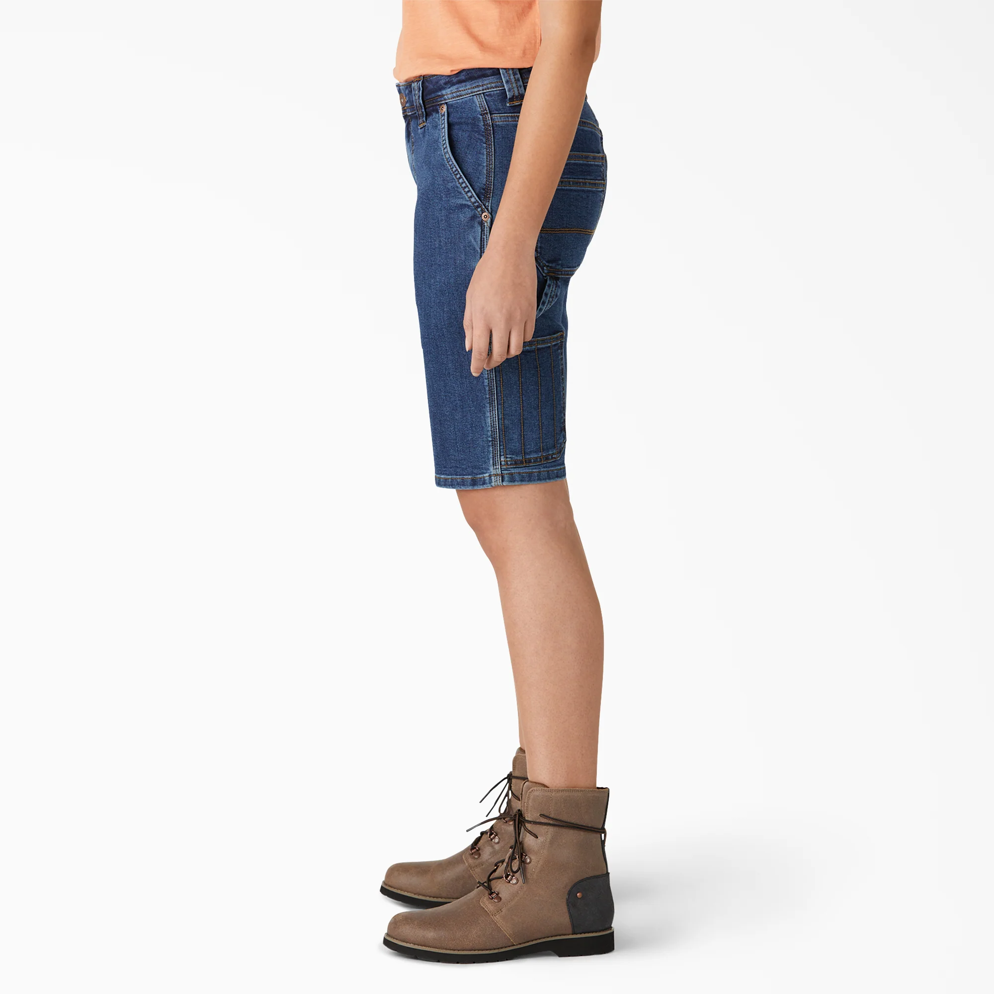 Women’s Relaxed Fit Carpenter Shorts, 11" - Image 3