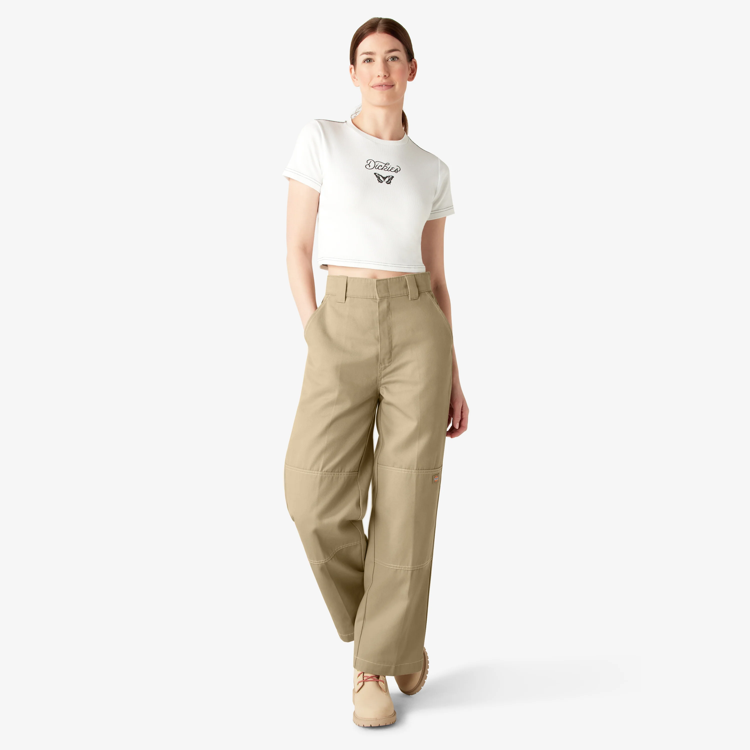 Women’s Relaxed Fit Double Knee Pants - Image 5