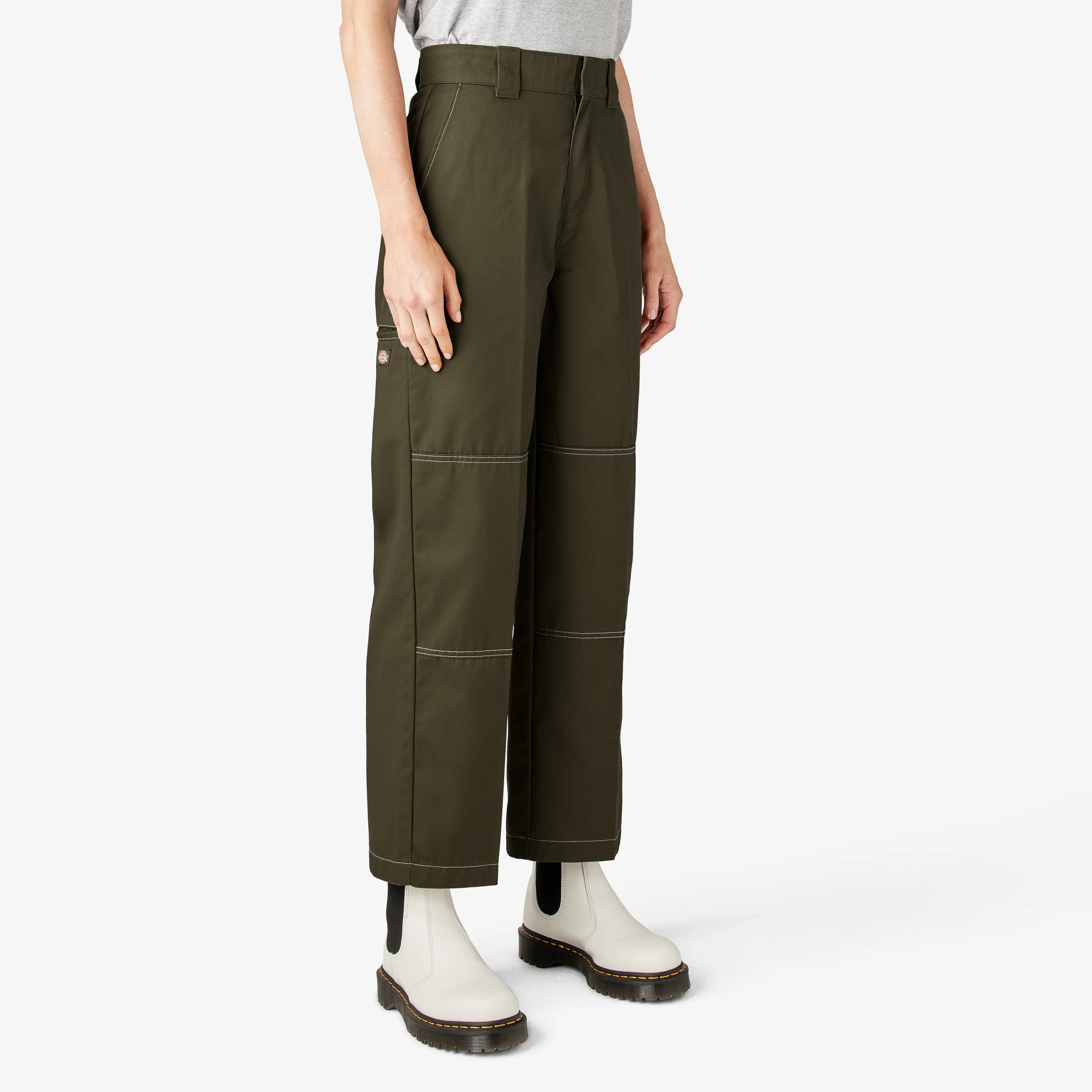Women’s Relaxed Fit Double Knee Pants - Image 4