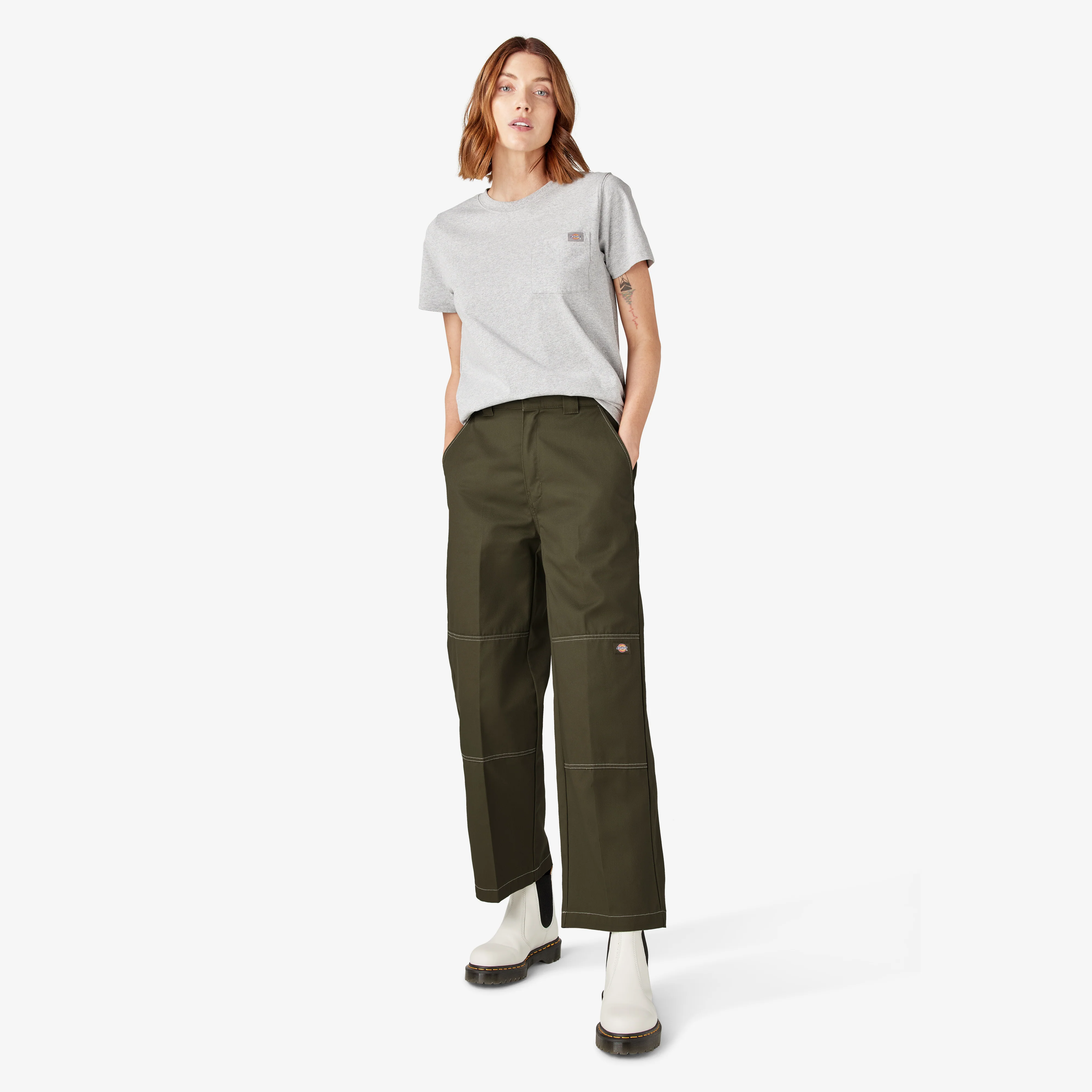 Women’s Relaxed Fit Double Knee Pants - Image 5