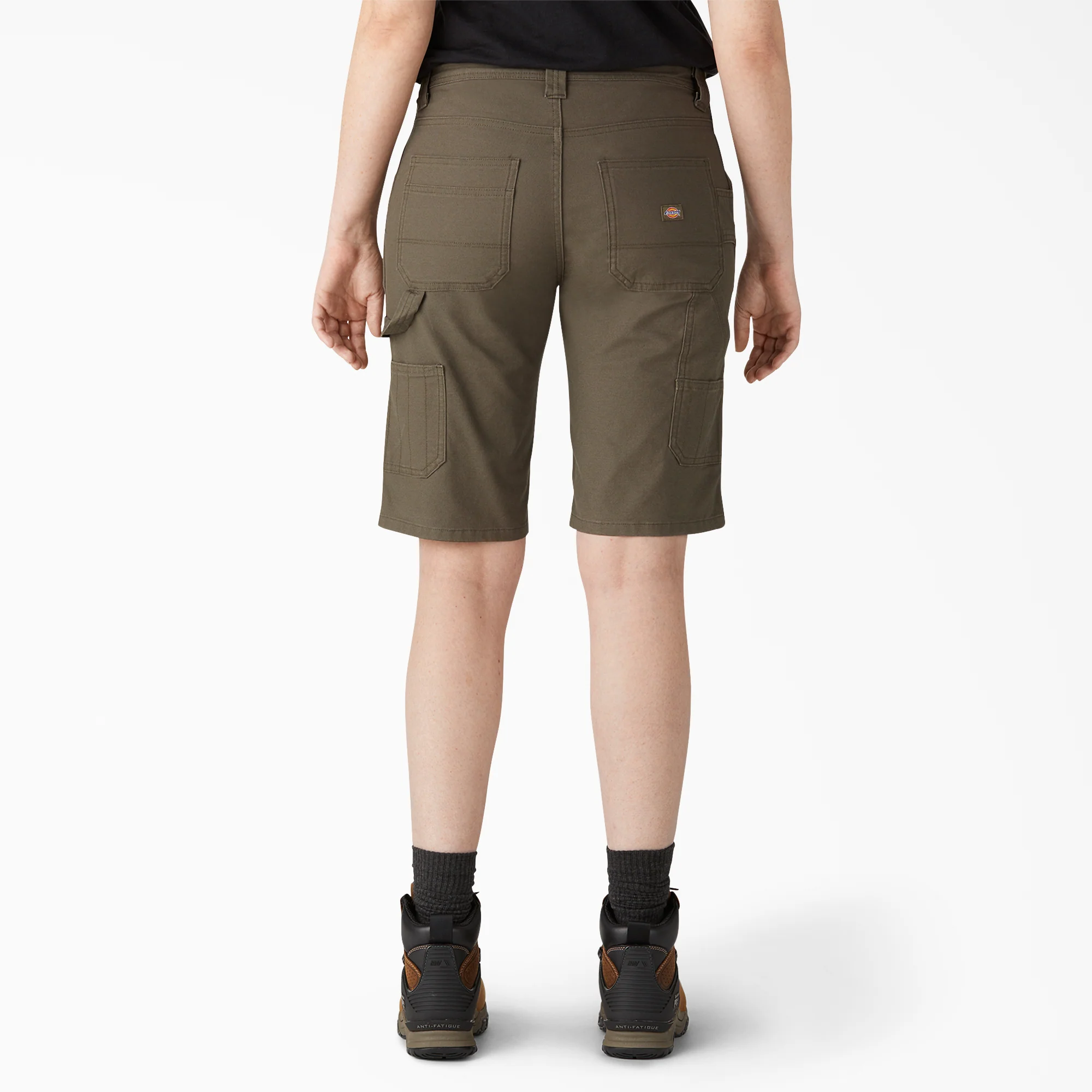 Women’s Relaxed Fit Duck Carpenter Shorts, 11" - Image 2