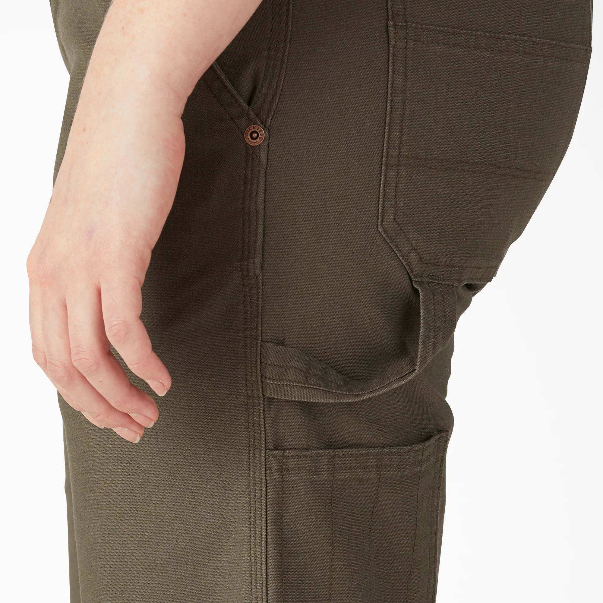 Women’s Relaxed Fit Duck Carpenter Shorts, 11" - Image 5