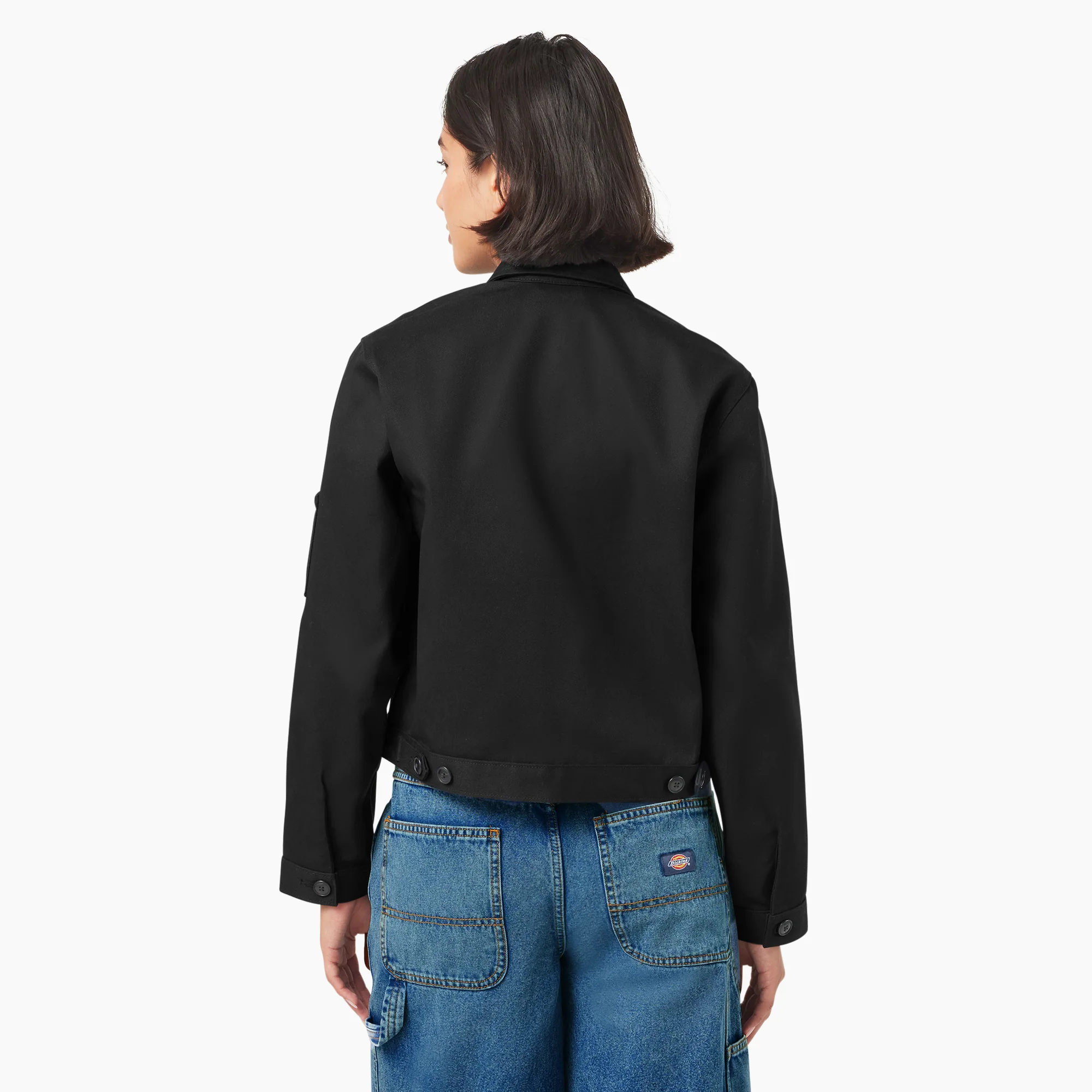 Women’s Unlined Cropped Eisenhower Jacket - Image 2