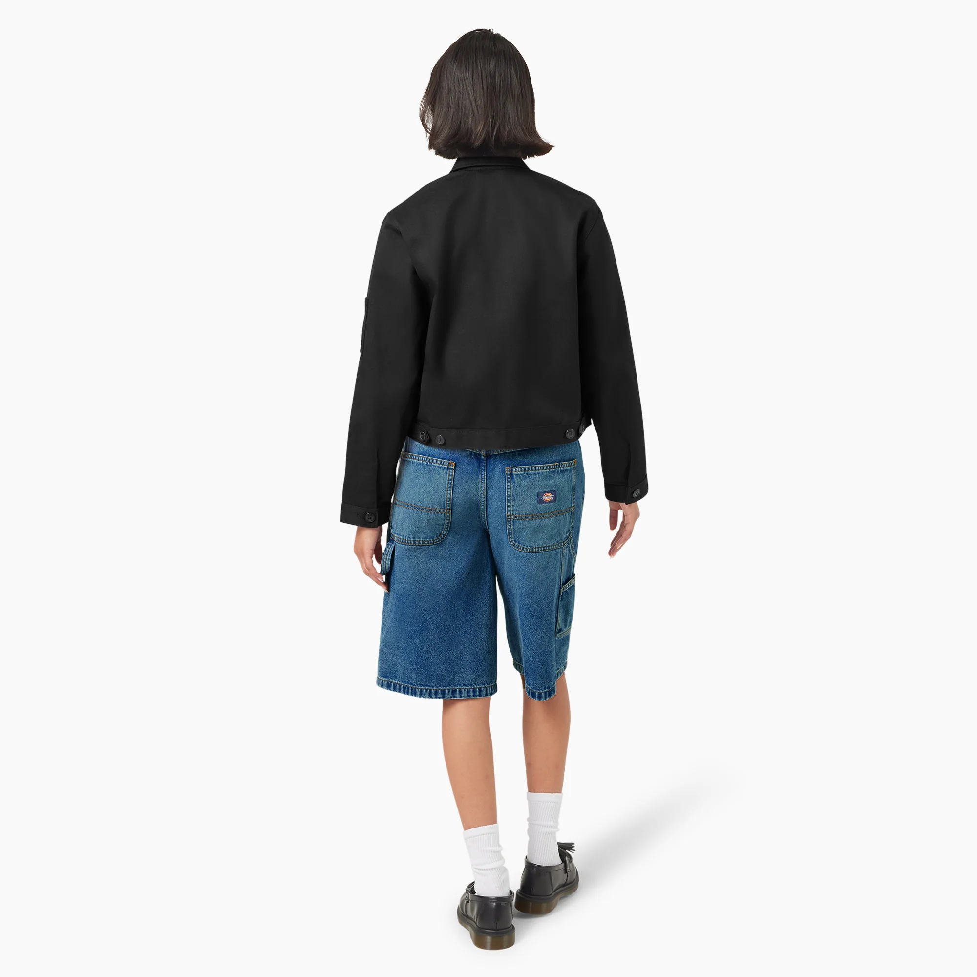 Women’s Unlined Cropped Eisenhower Jacket - Image 5