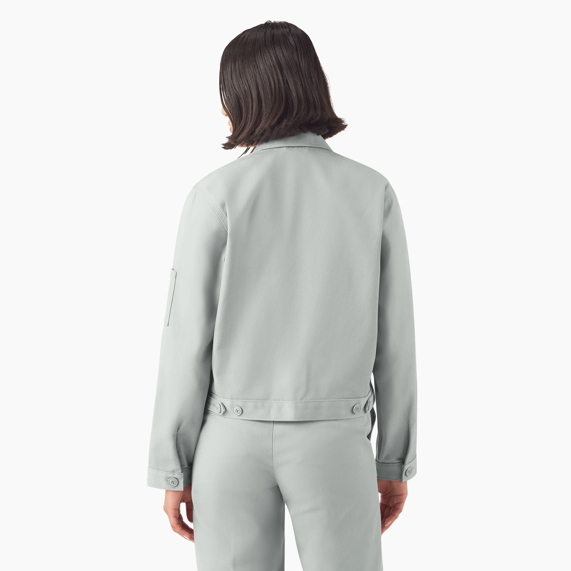 Women’s Unlined Cropped Eisenhower Jacket - Image 2