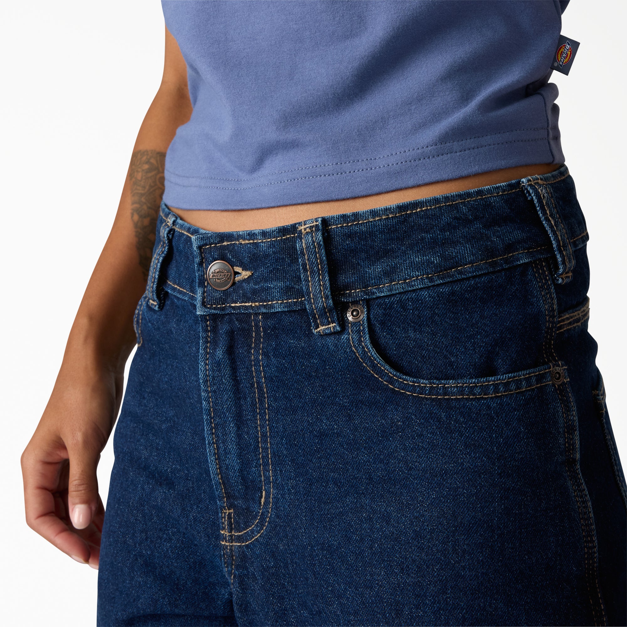 Women's 957 Loose Tapered Work Jeans - Image 6