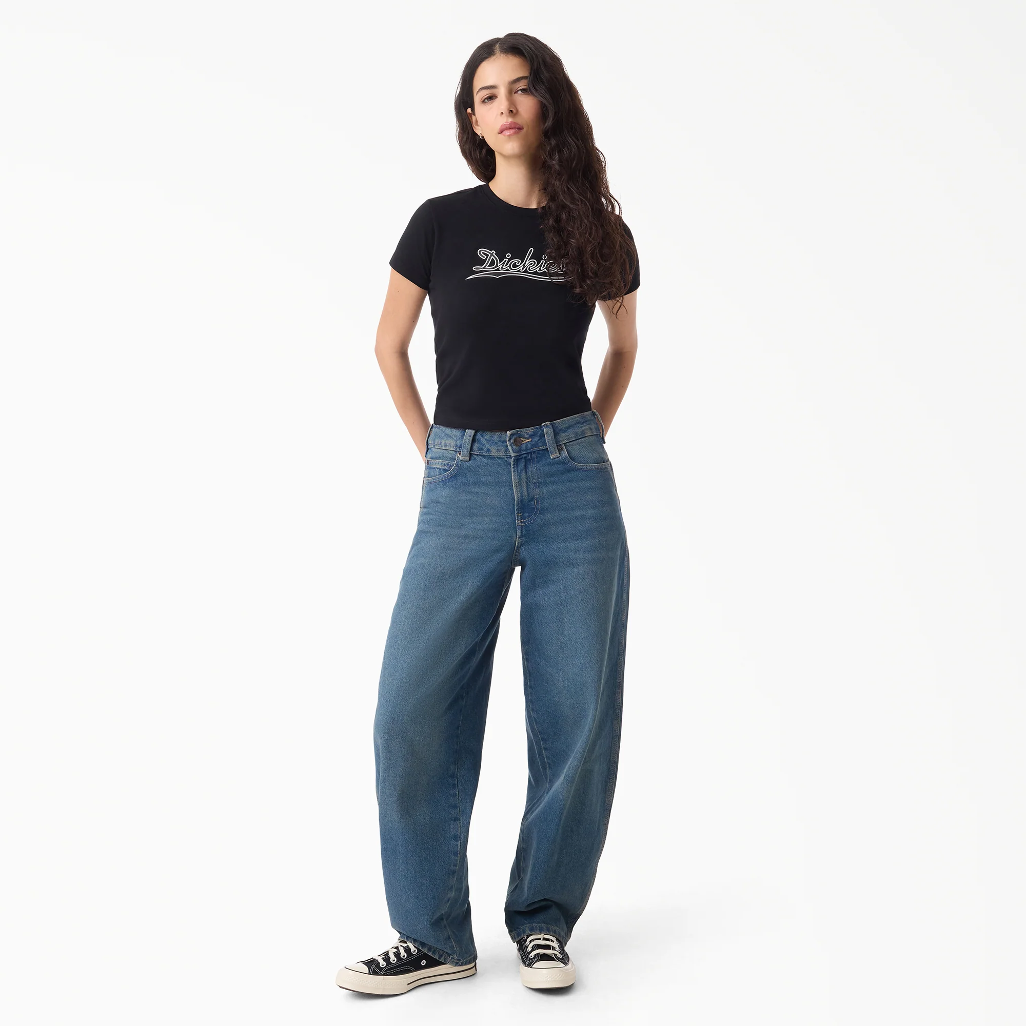 Women's 957 Loose Tapered Work Jeans - Image 4