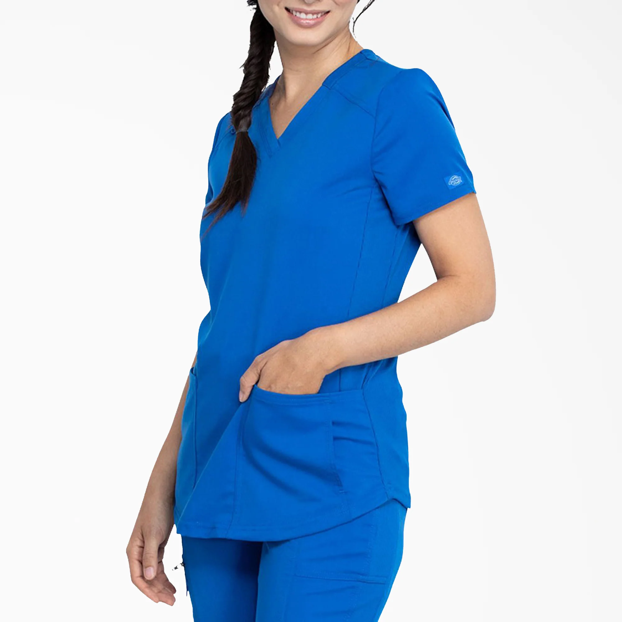 Women's Balance V-Neck Scrub Top - Image 3