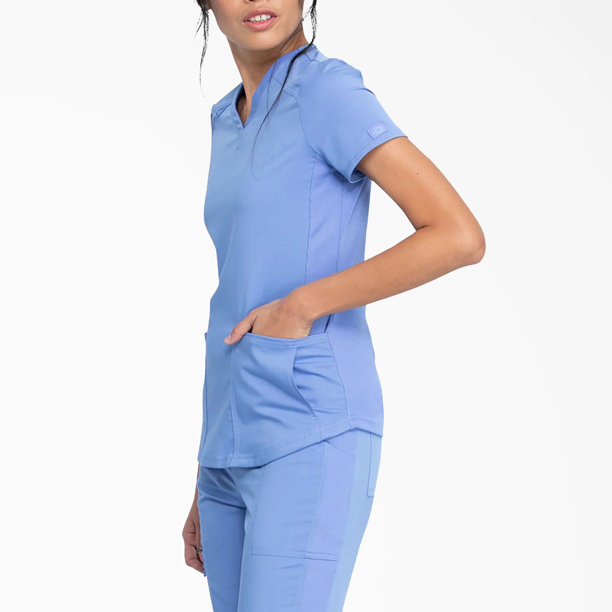 Women's Balance V-Neck Scrub Top - Image 3