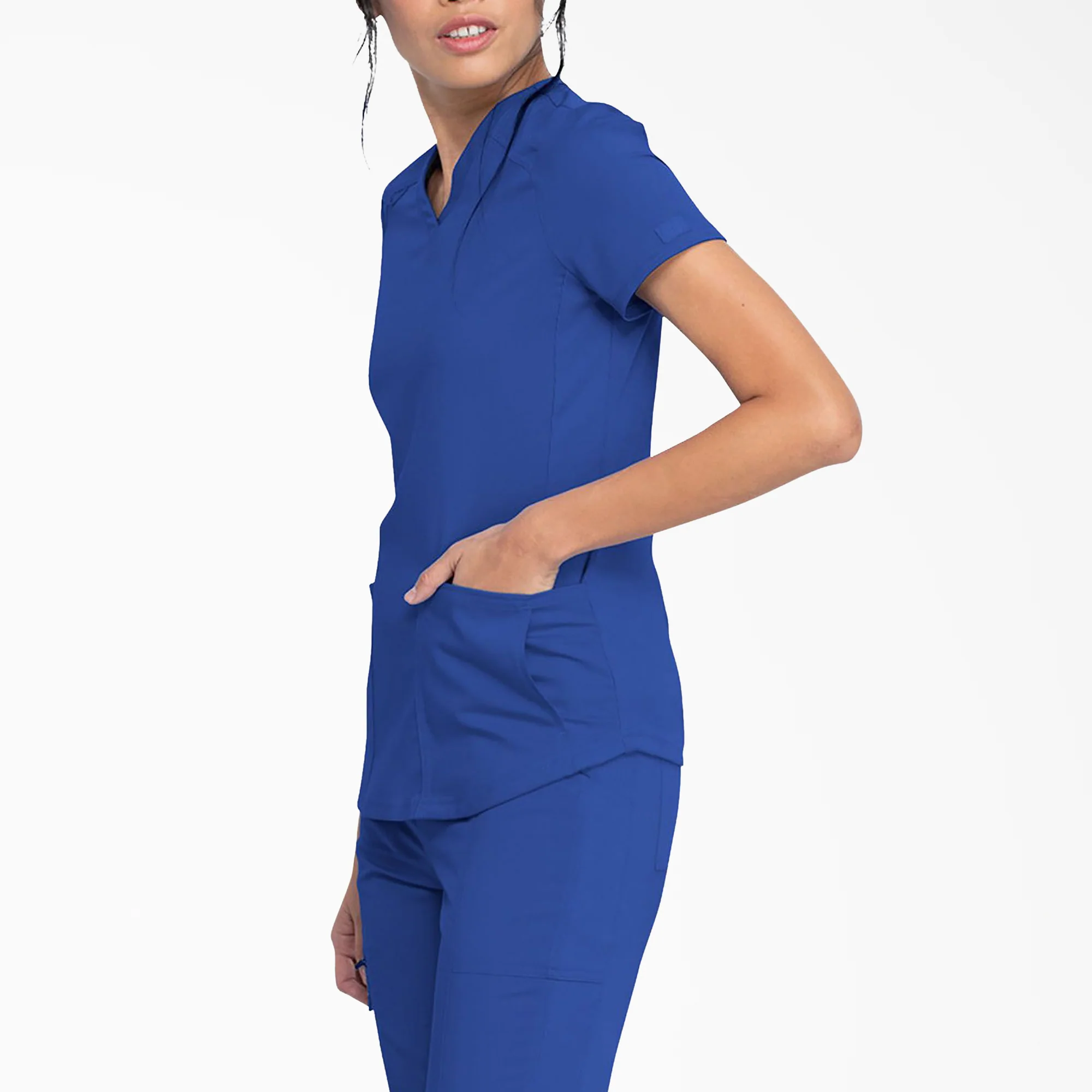 Women's Balance V-Neck Scrub Top - Image 3