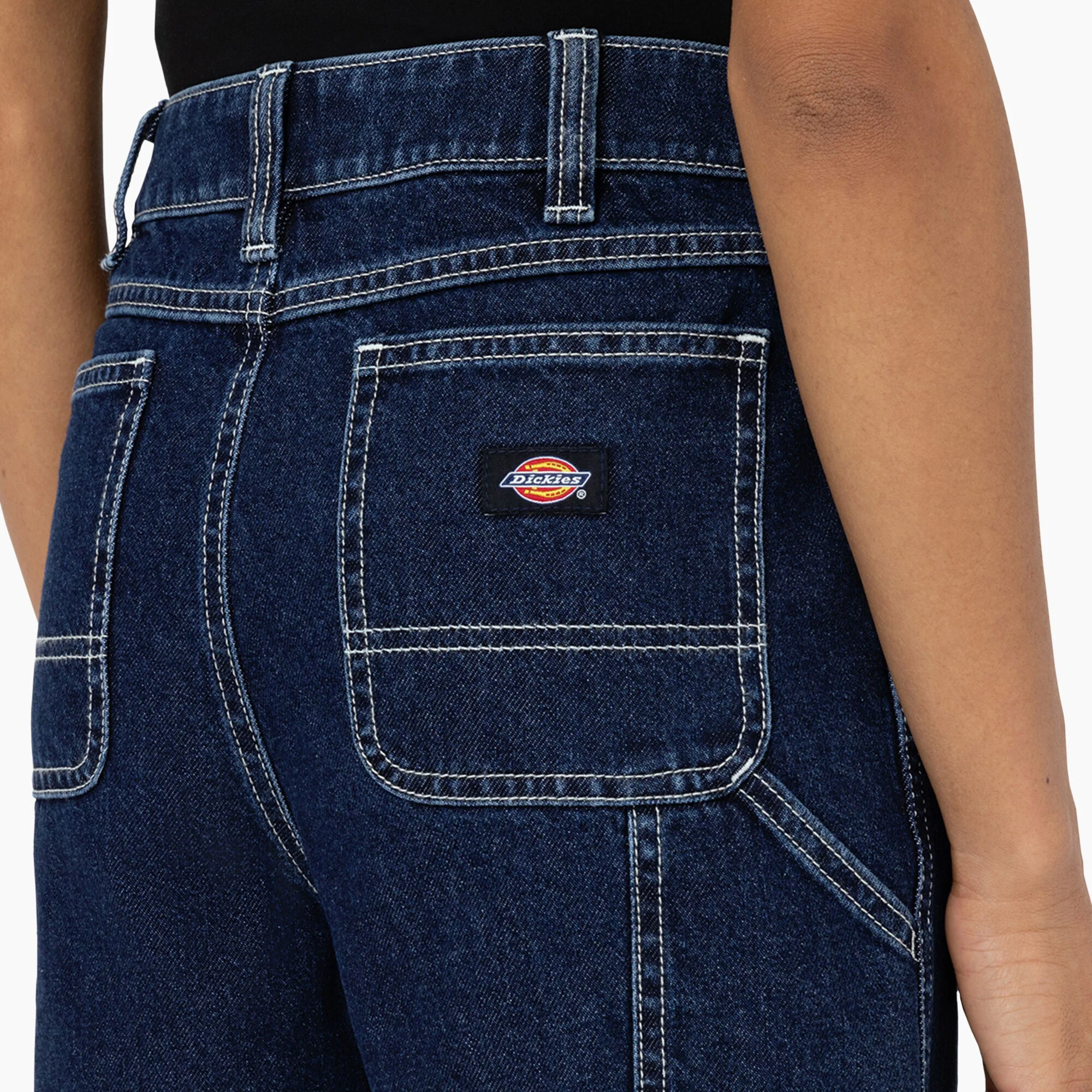 Women's Carpenter Jean Shorts, 5" - Image 8