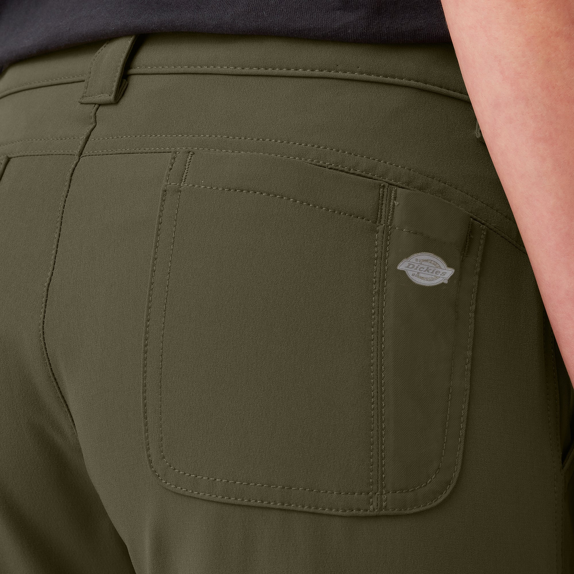 Women's Cooling Slim Fit Cargo Shorts, 10" - Image 6