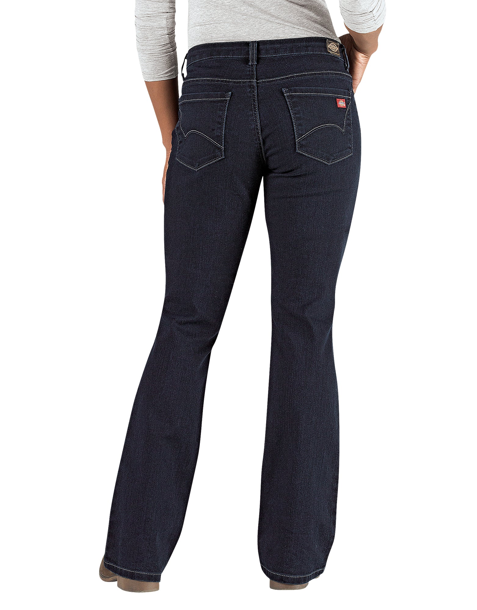 Women's Curvy Fit Bootcut Leg Denim Jeans - Image 2