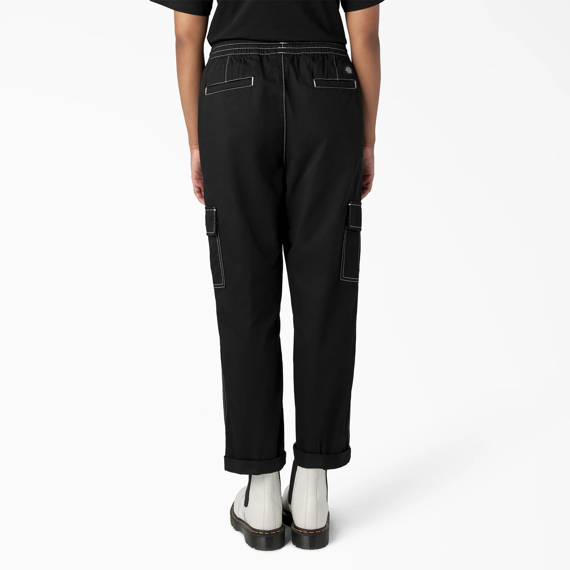 Women's Drawstring Cargo Pants - Image 12
