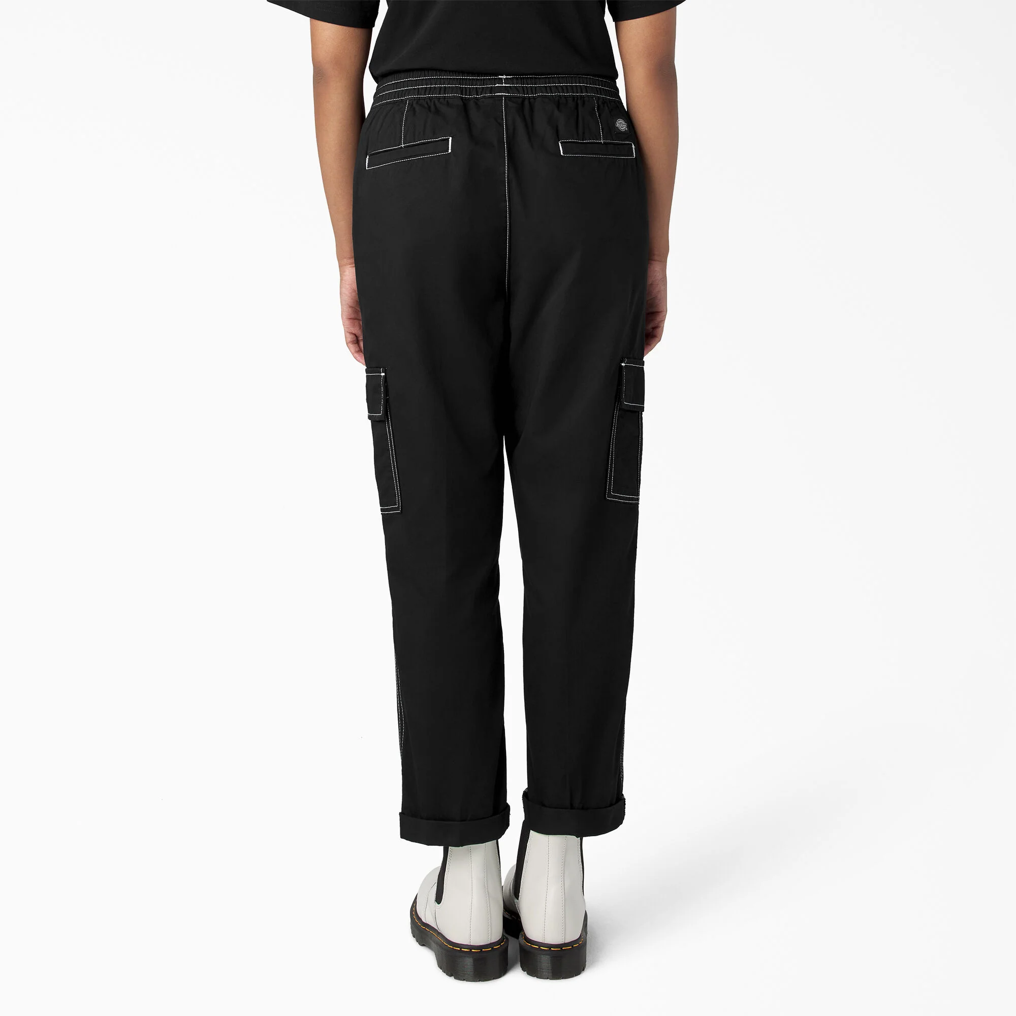 Women's Drawstring Cargo Pants - Image 2