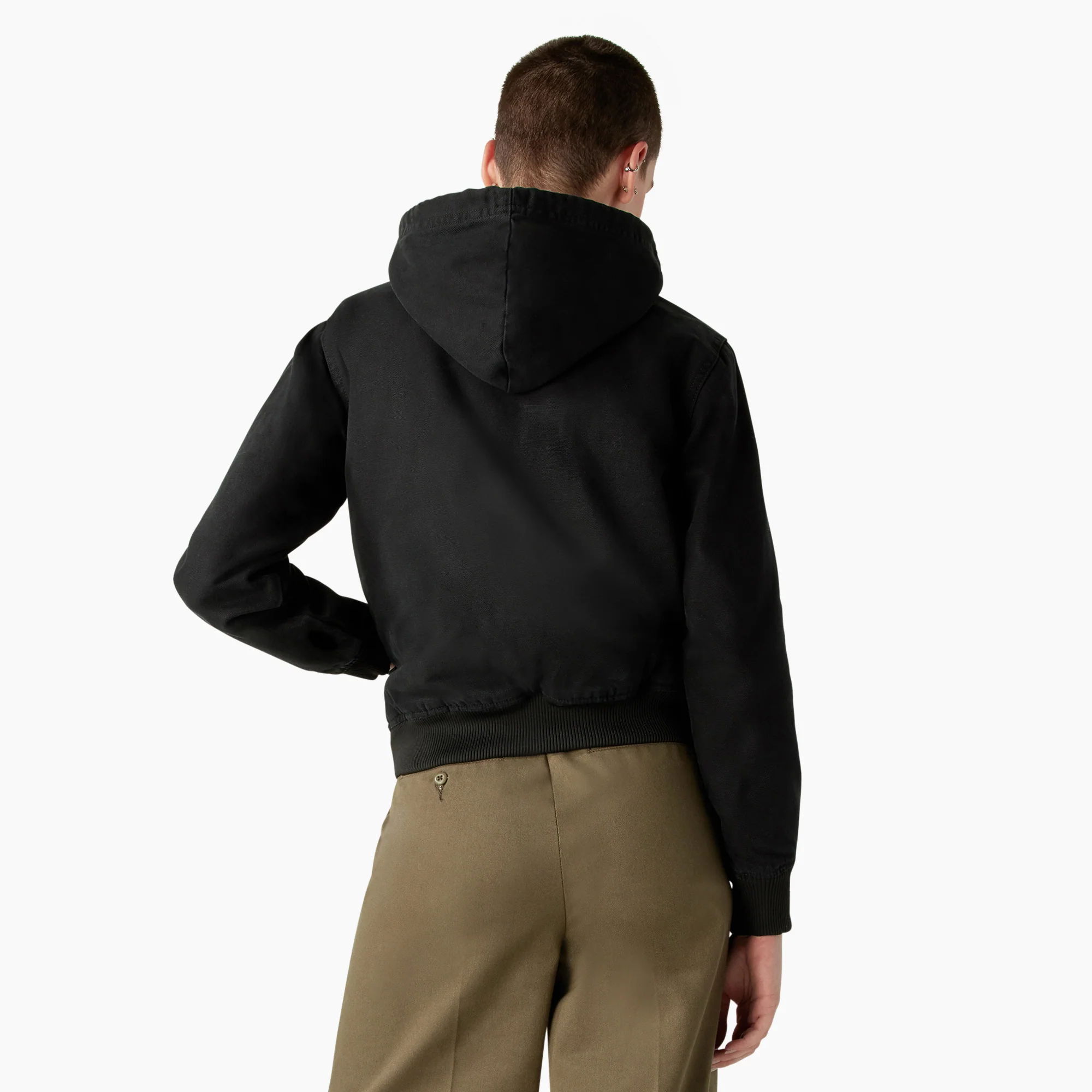 Women's Duck Canvas Fleece Lined Jacket - Image 2
