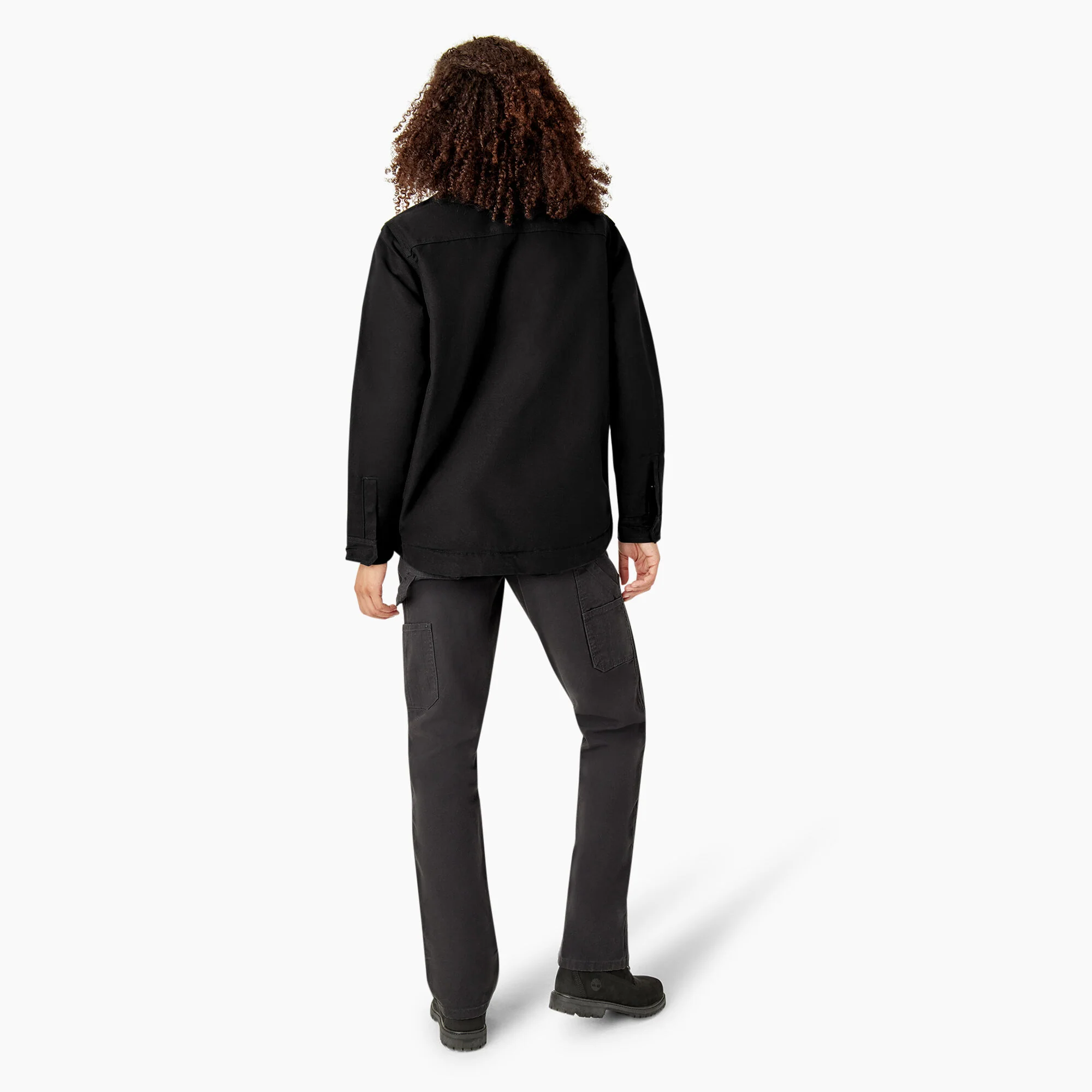 Women's Duck High Pile Fleece Lined Chore Coat - Image 6