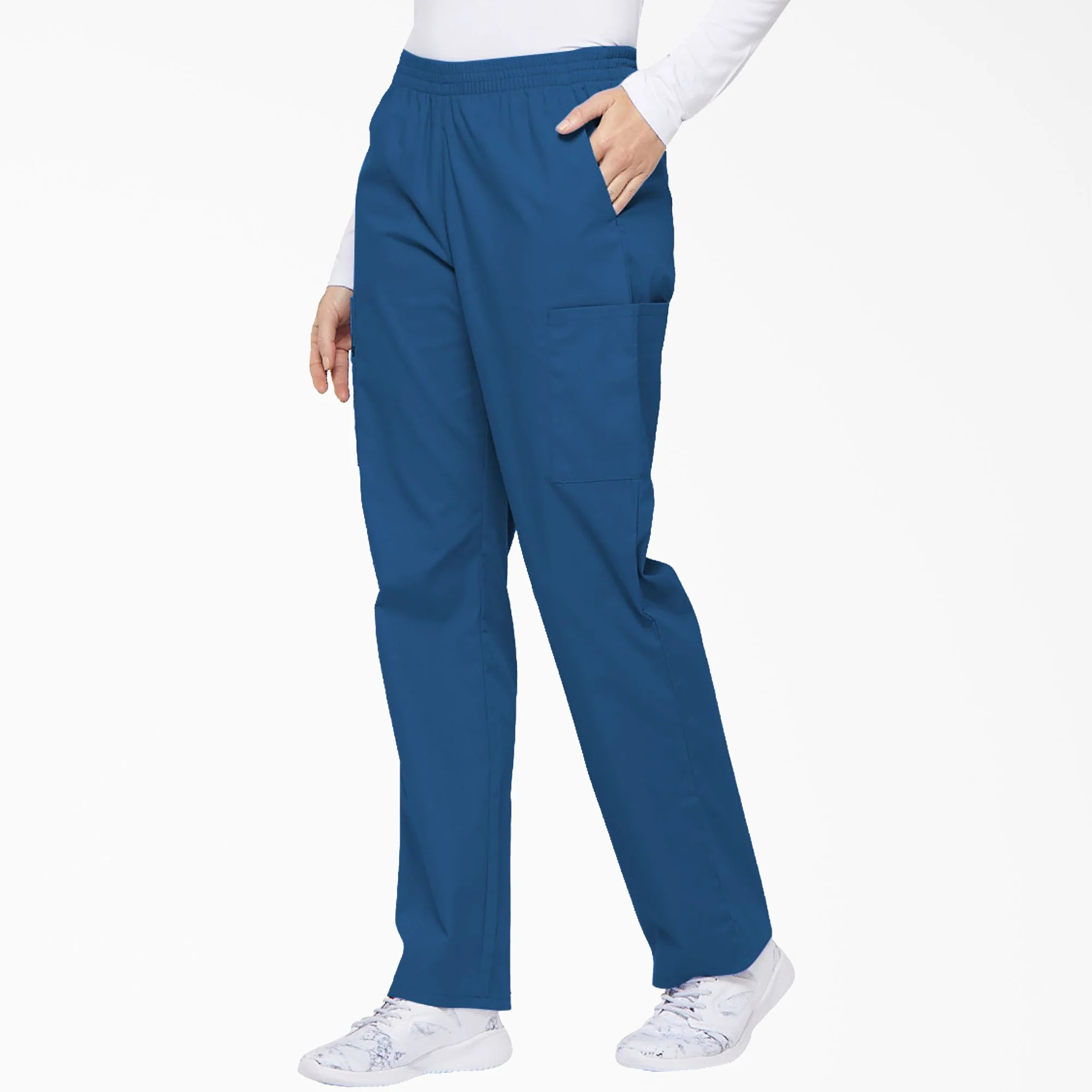 Women's EDS Signature Cargo Scrub Pants - Image 3