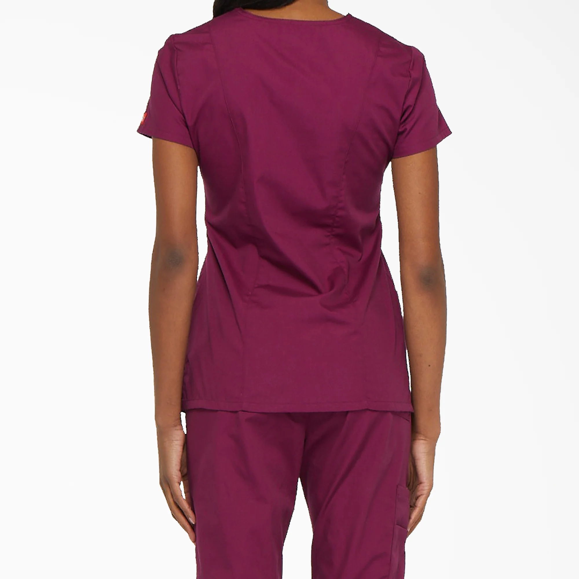 Women's EDS Signature V-Neck Scrub Top - Image 2