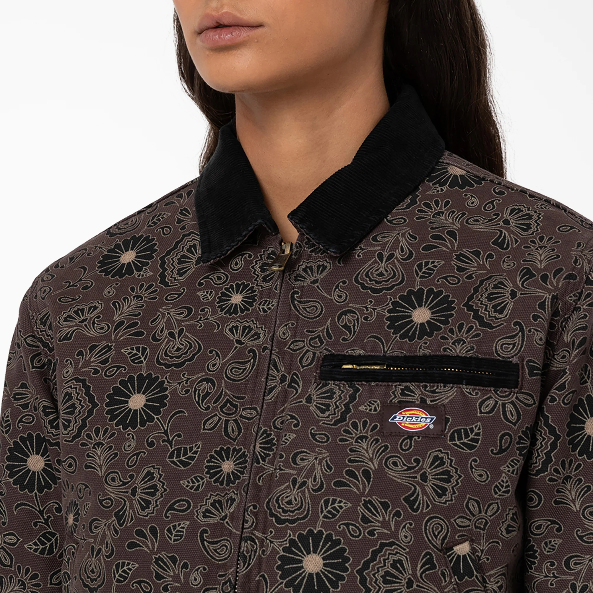 Women's Ellis Floral Duck Canvas Jacket - Image 4