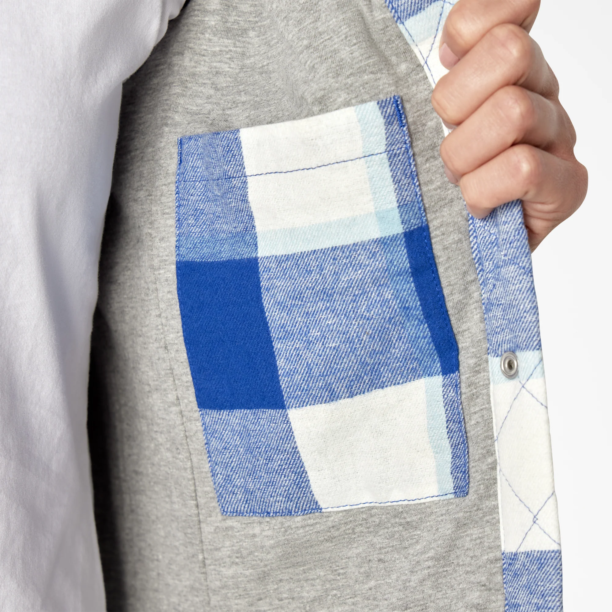 Women's Flannel Hooded Shirt Jacket - Image 5