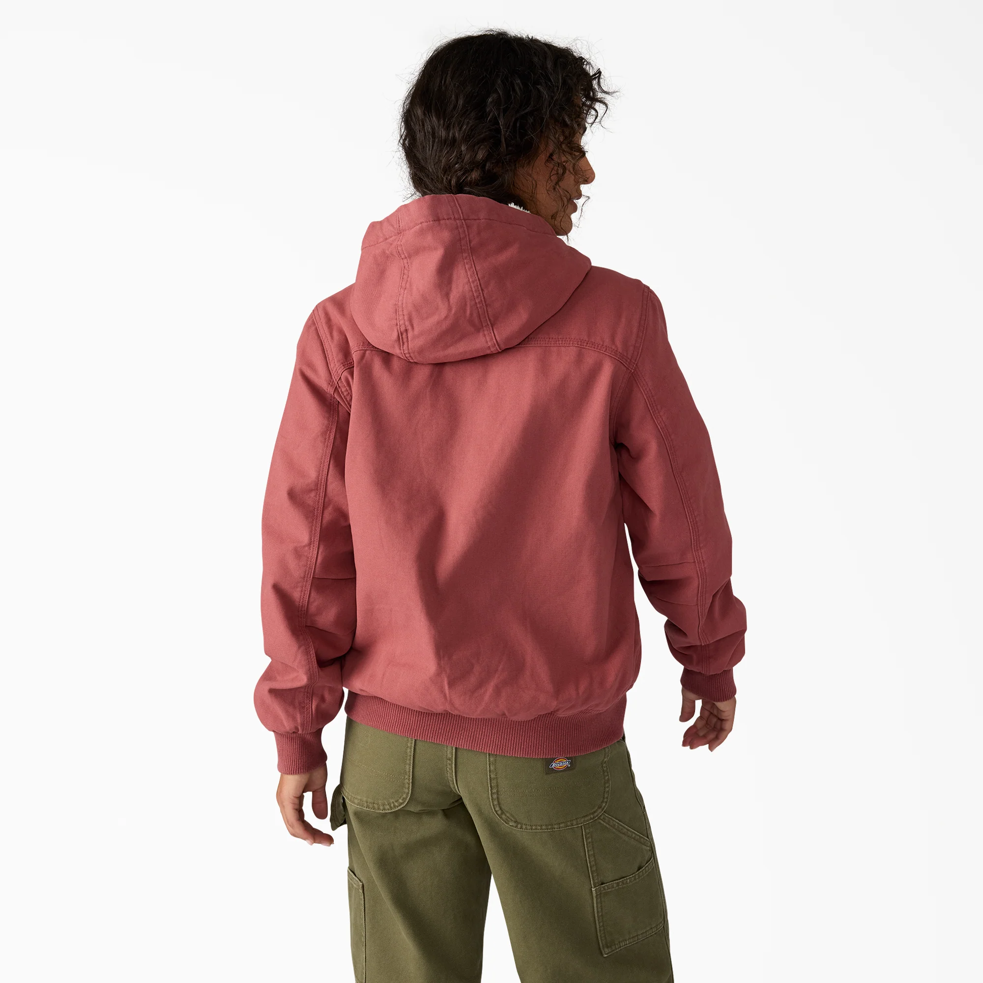 Women's Fleece Lined Duck Canvas Jacket - Image 2