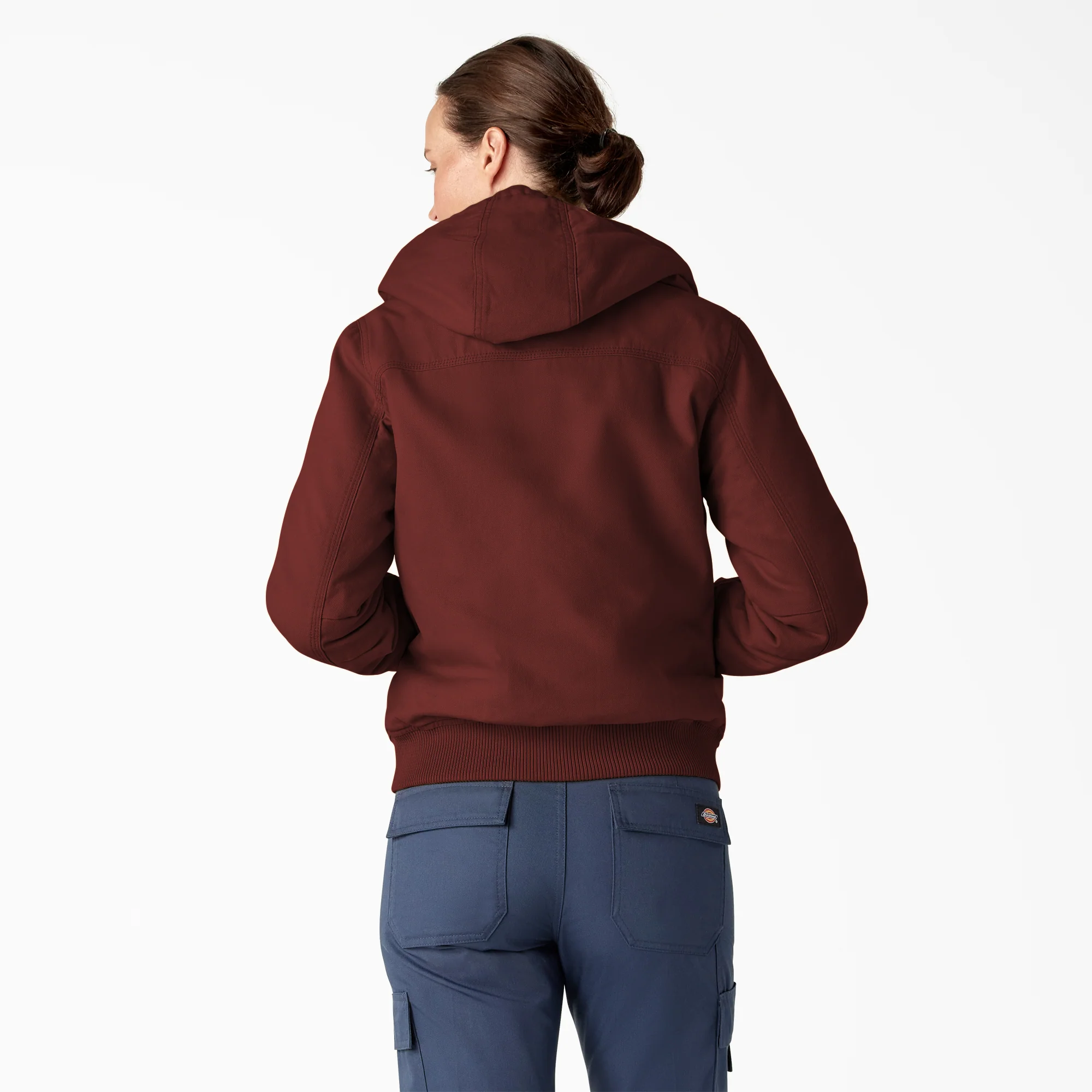 Women's Fleece Lined Duck Canvas Jacket - Image 2
