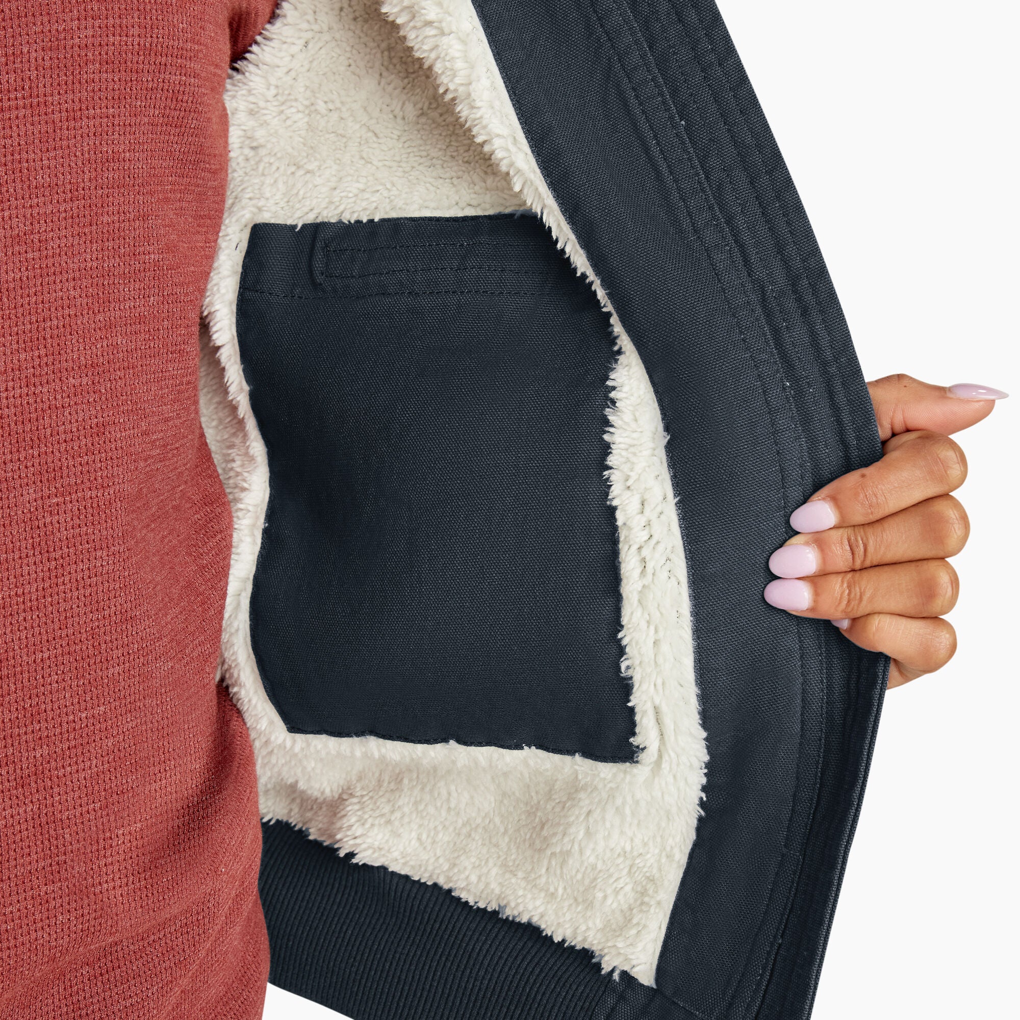 Women's Fleece Lined Duck Canvas Jacket - Image 7