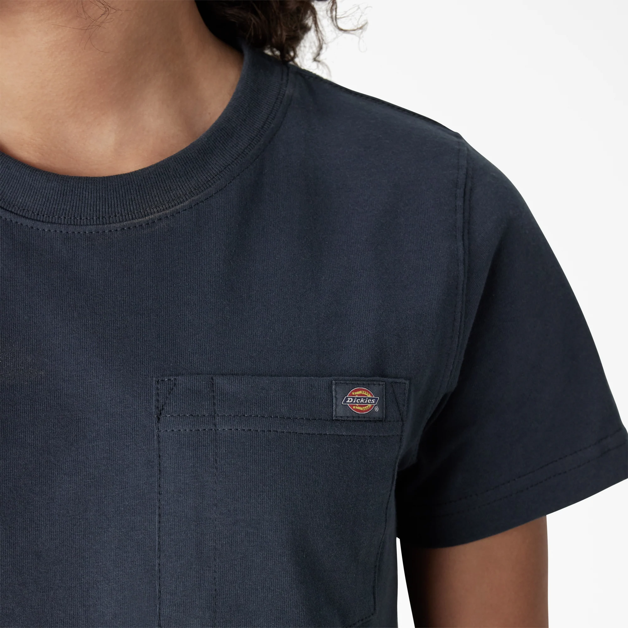 Women's Heavyweight Short Sleeve Pocket T-Shirt - Image 5